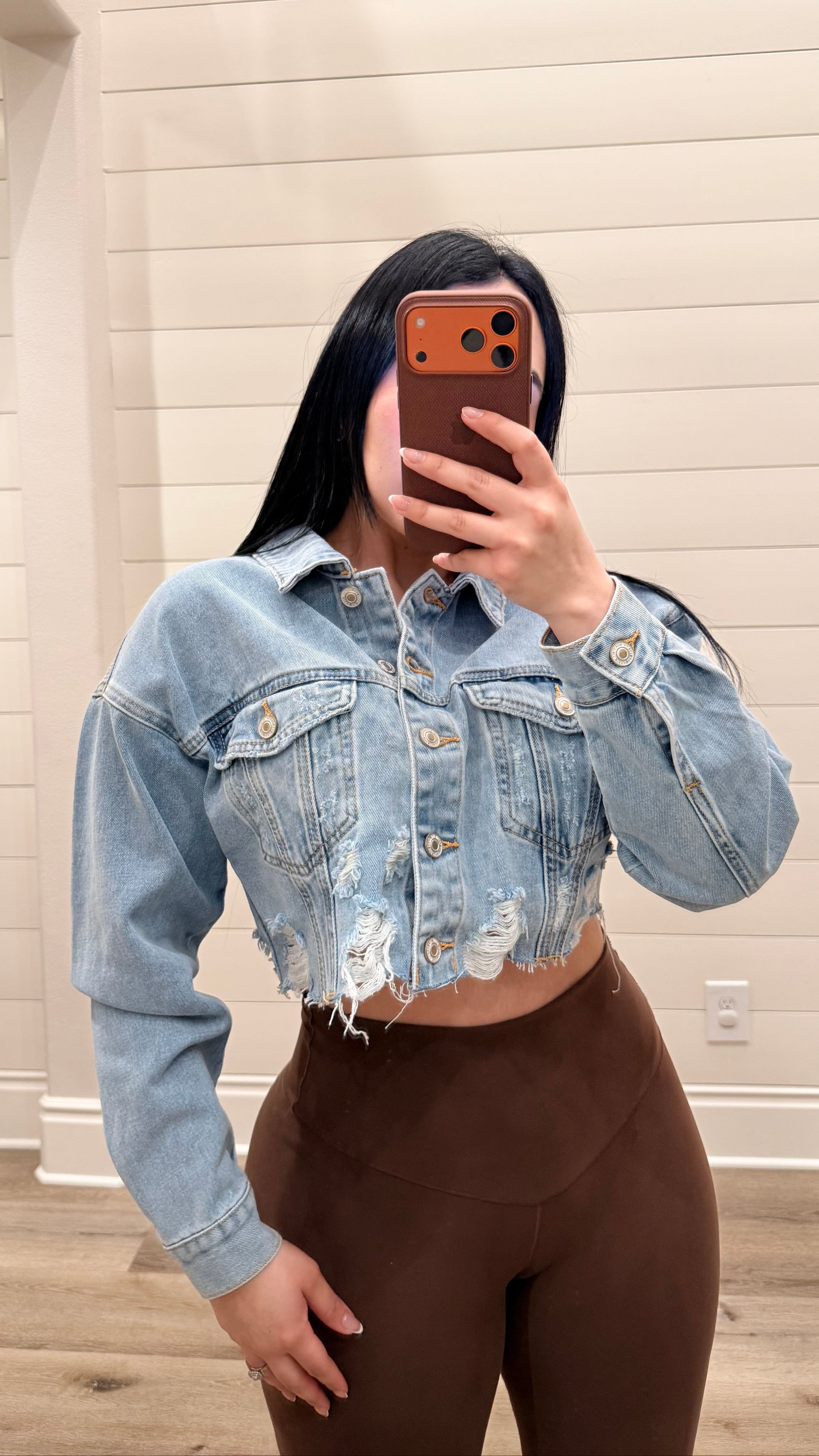 Cropped Jean Jacket