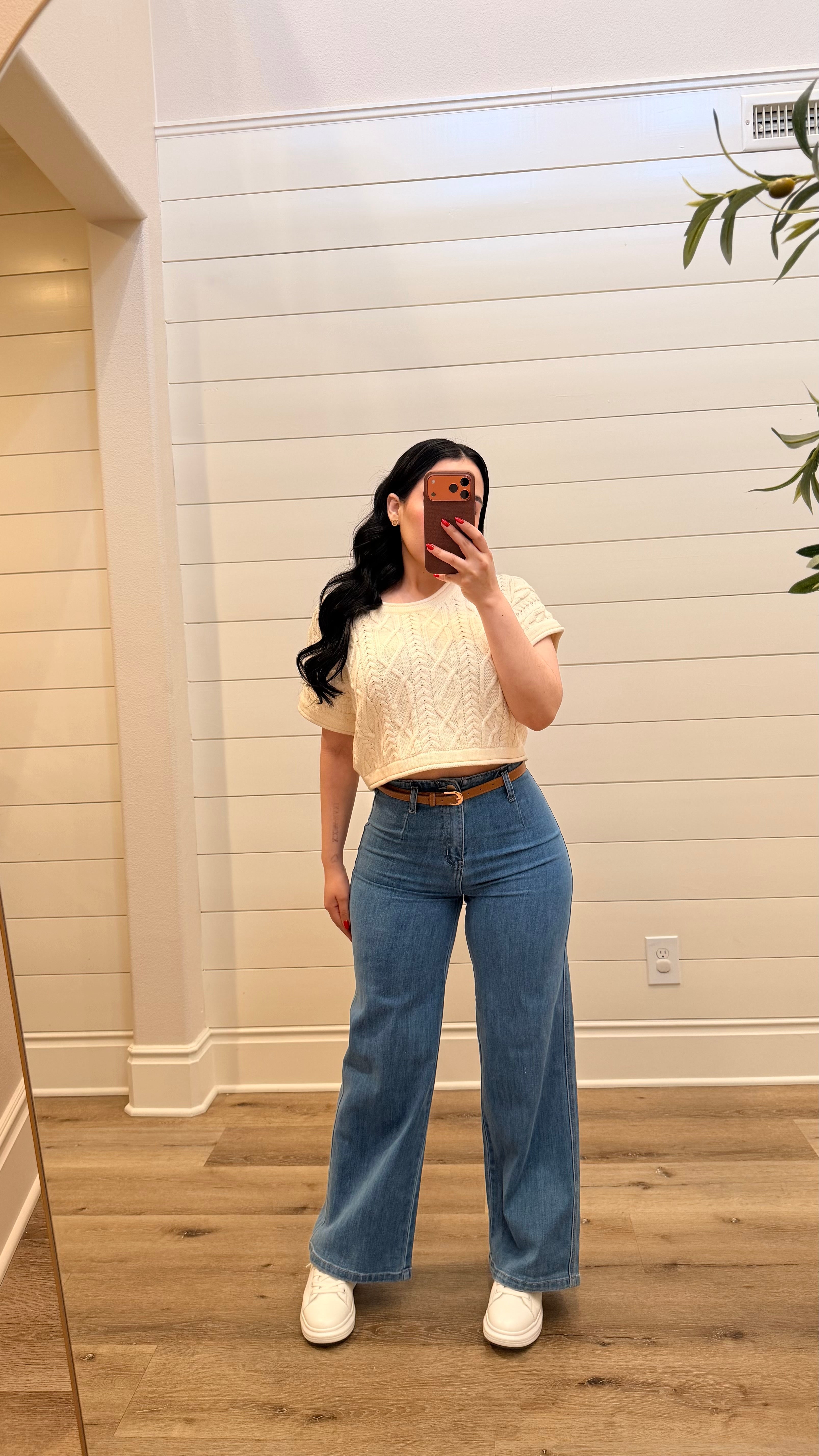 High Rise Wide Jeans