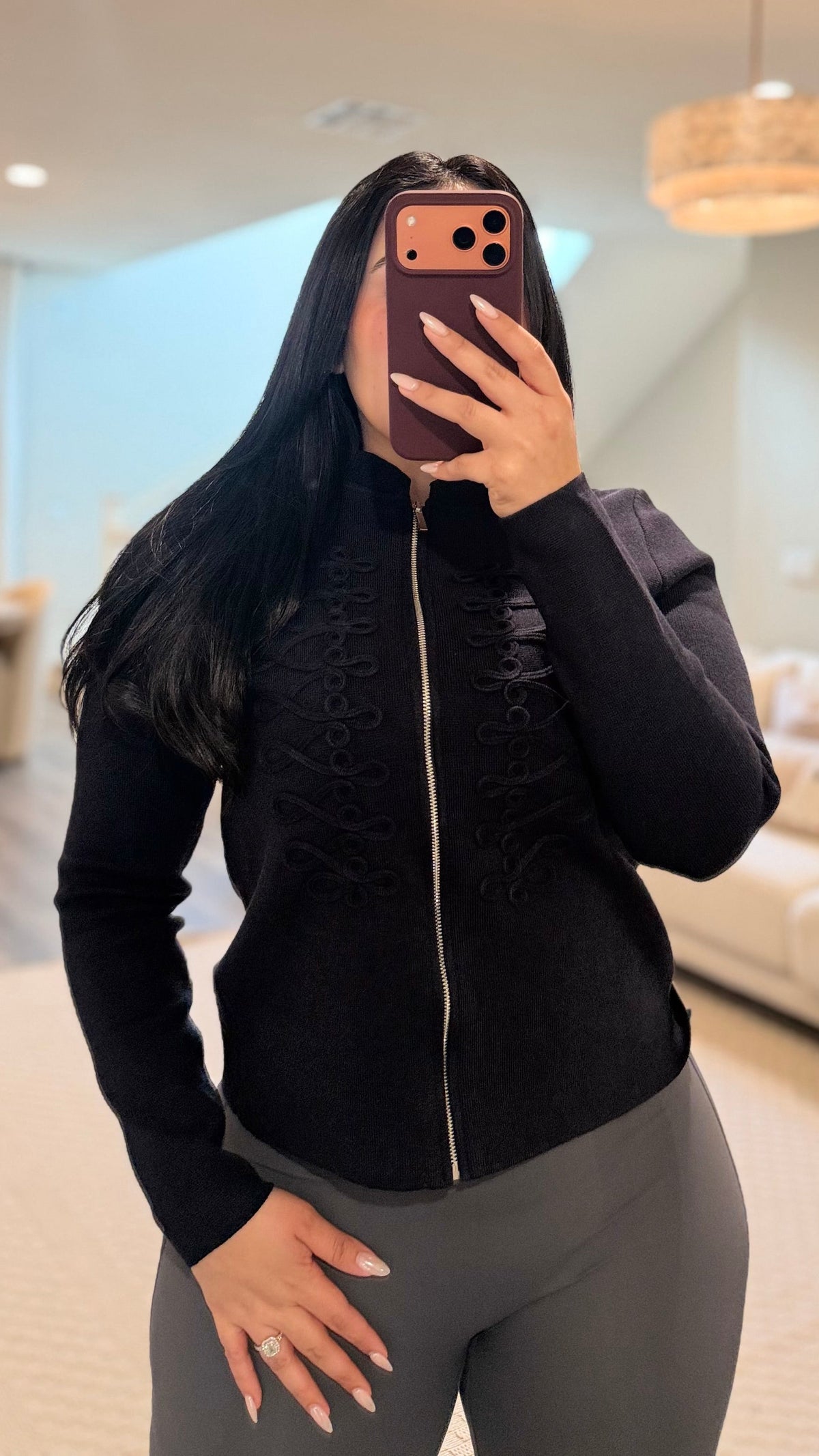 Fabiola Navy Sweater