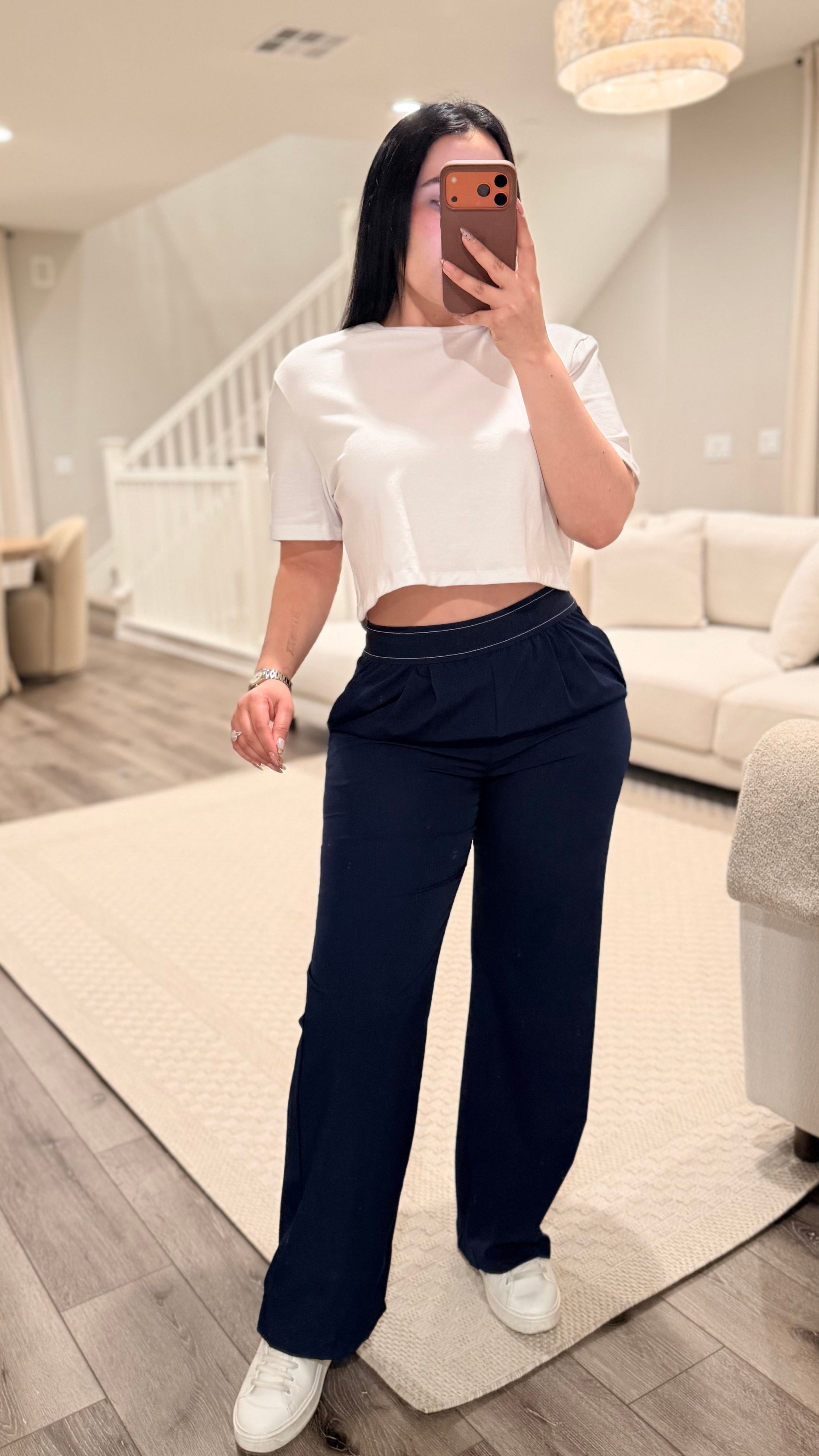 Alondra Navy Trousers