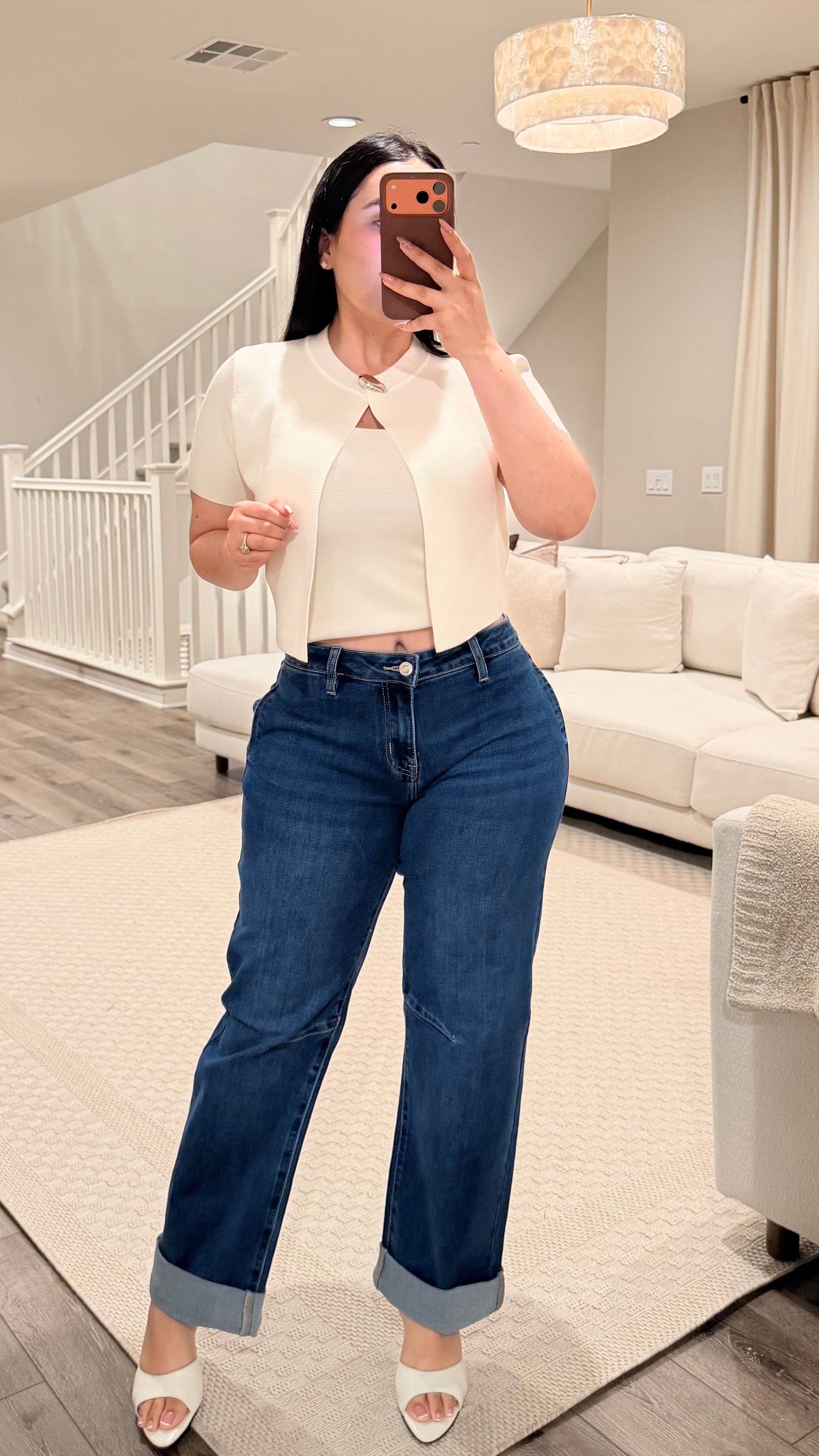 Barrel High Rise Jeans