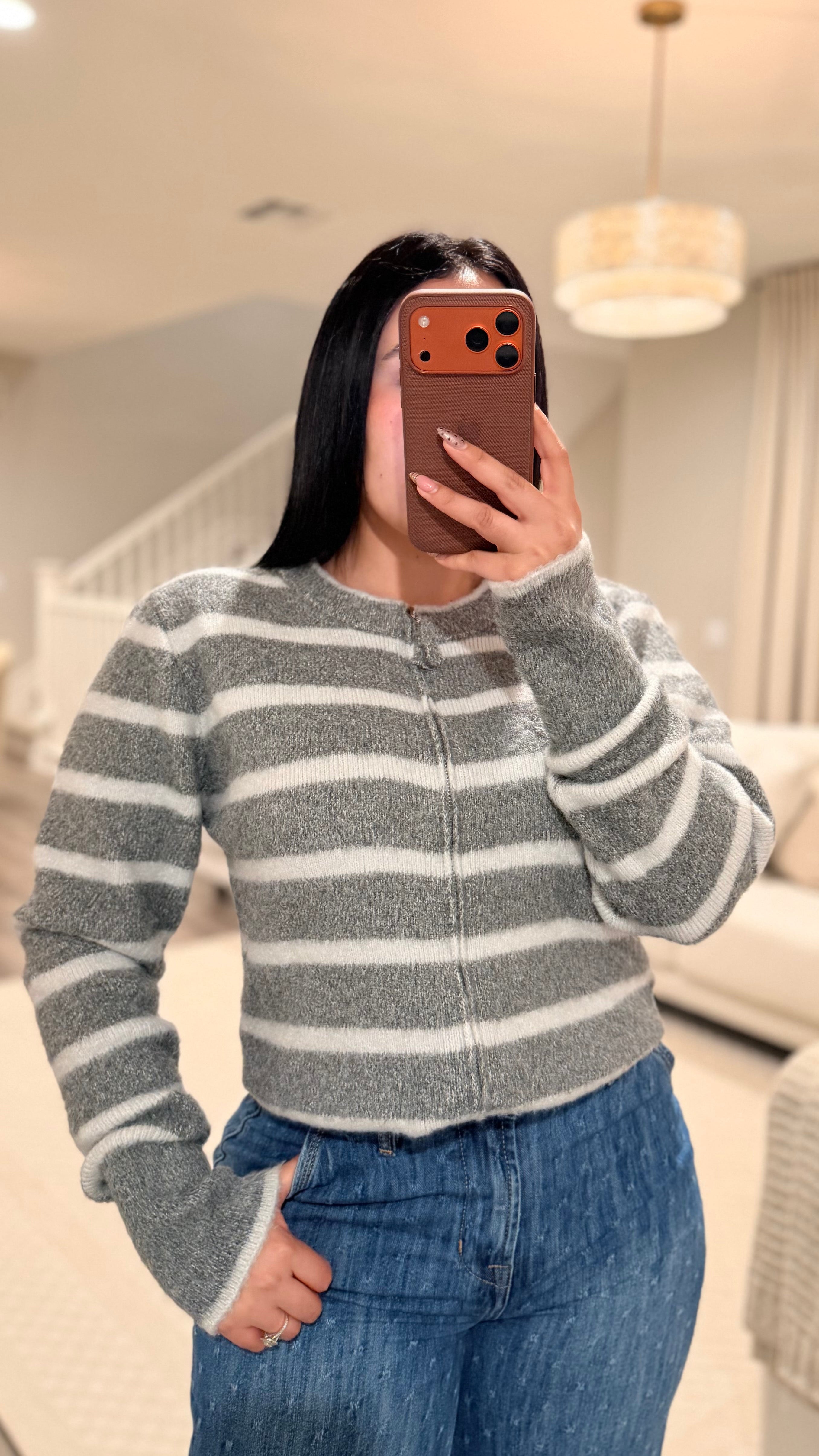 Grey Andrea Cardigan
