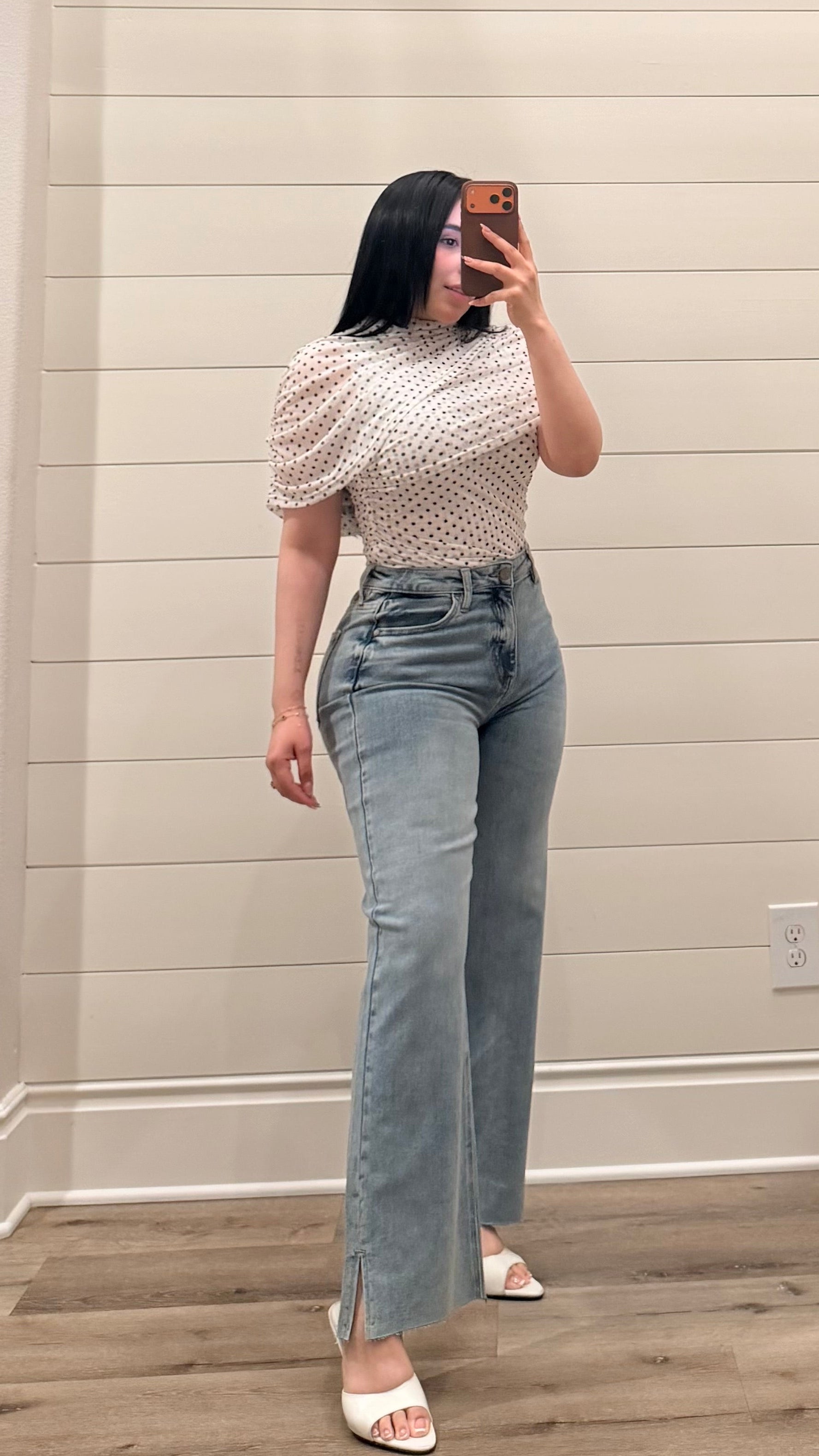 Tinted High Rise Jeans