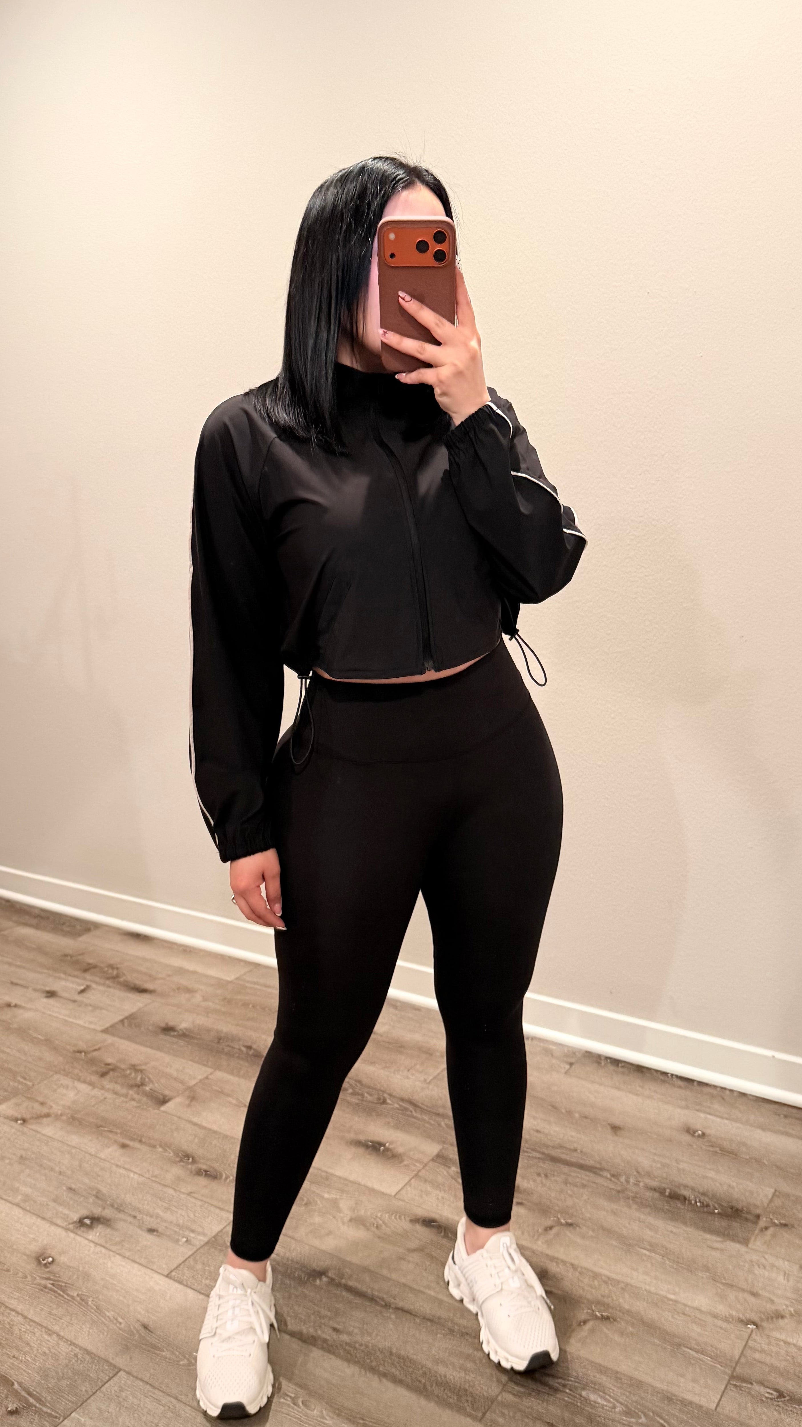 Black Track Legging Set