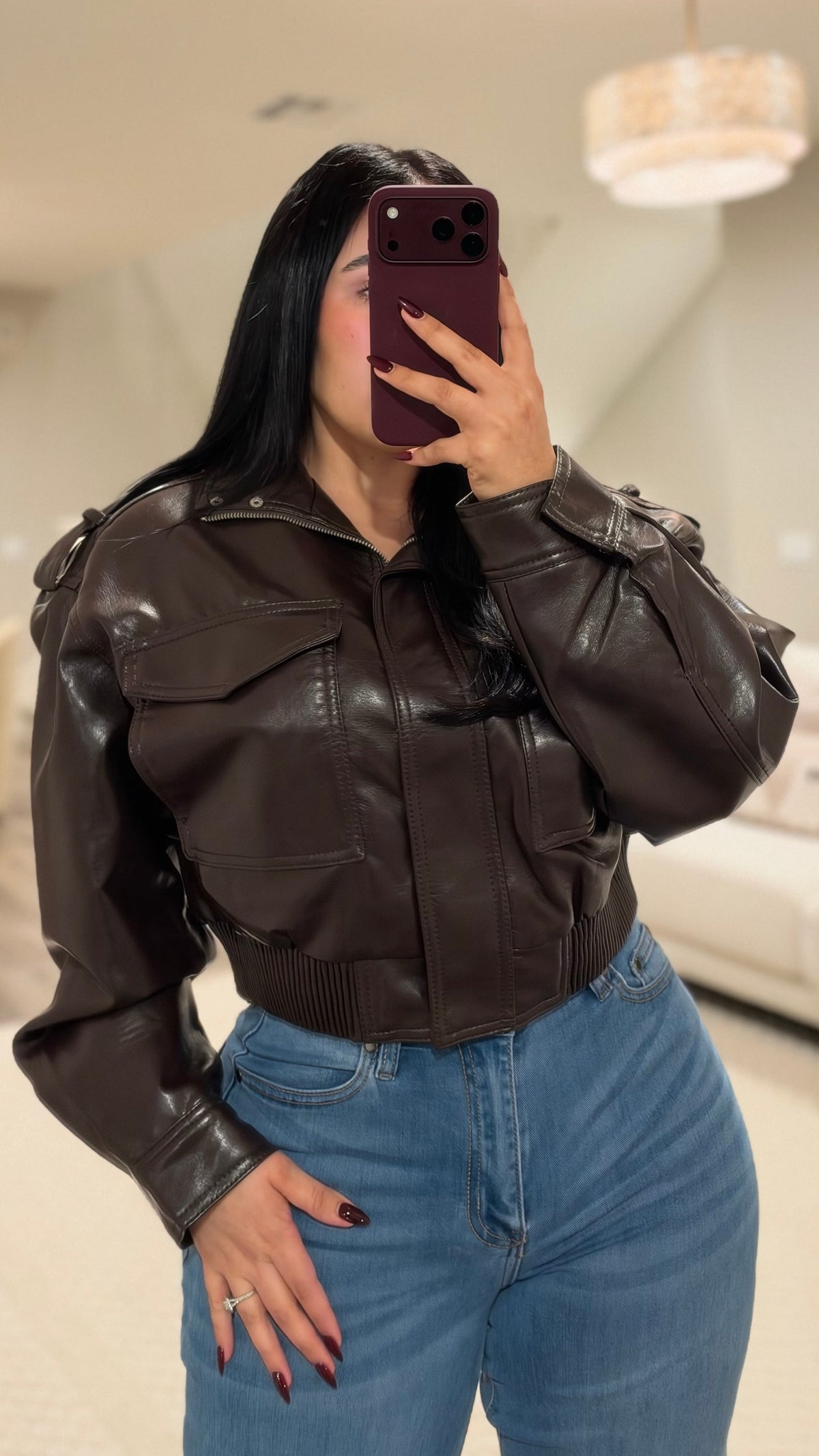 Brown Leather Jacket