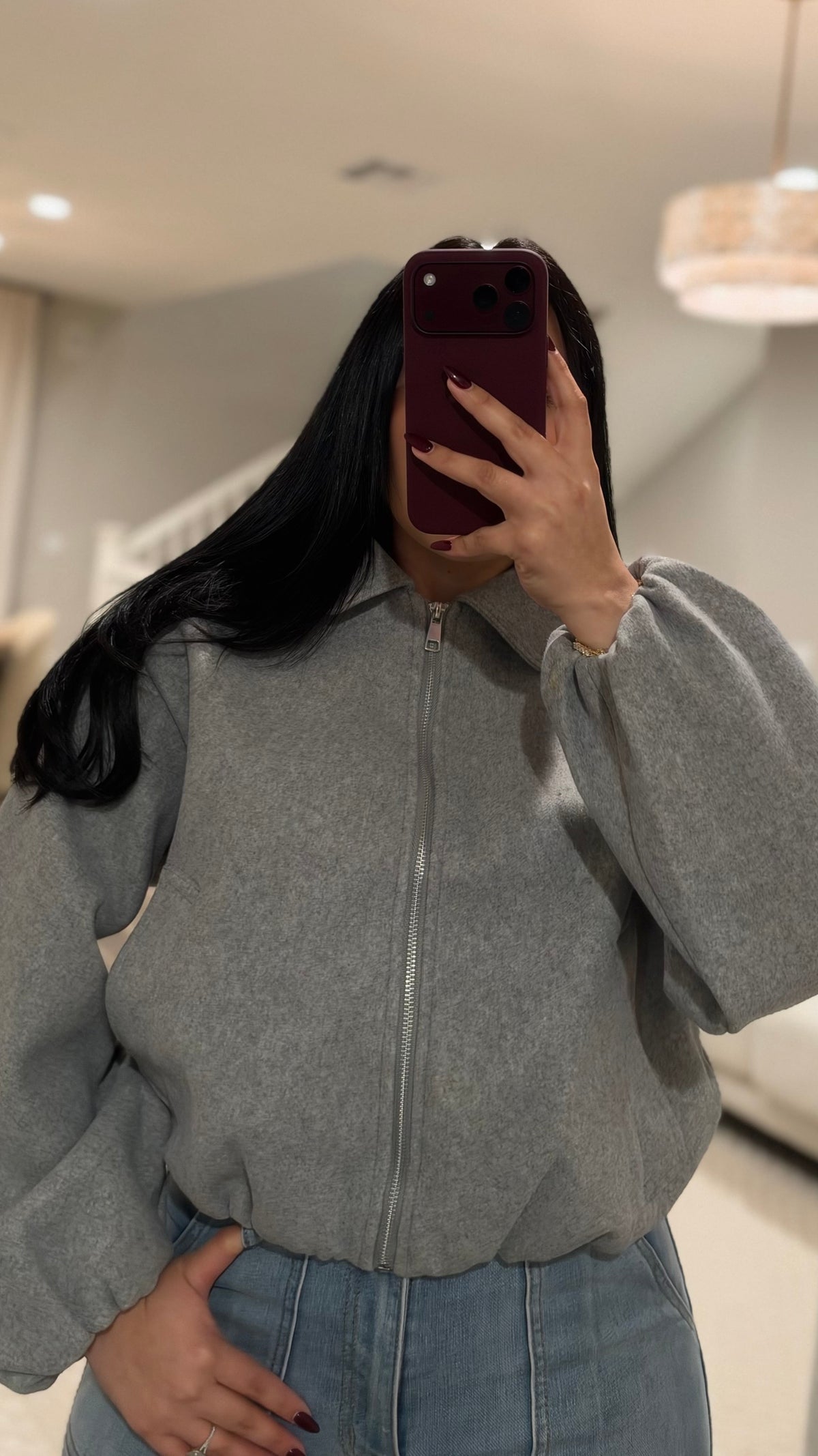 Grey sarahi Jacket