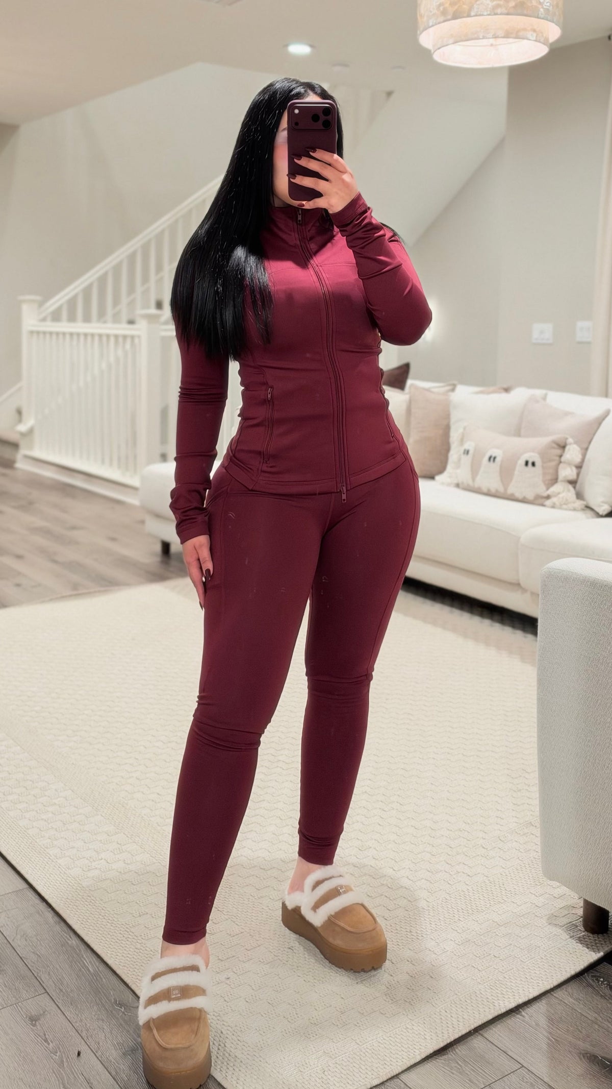 Burgendy Cozy Active Set
