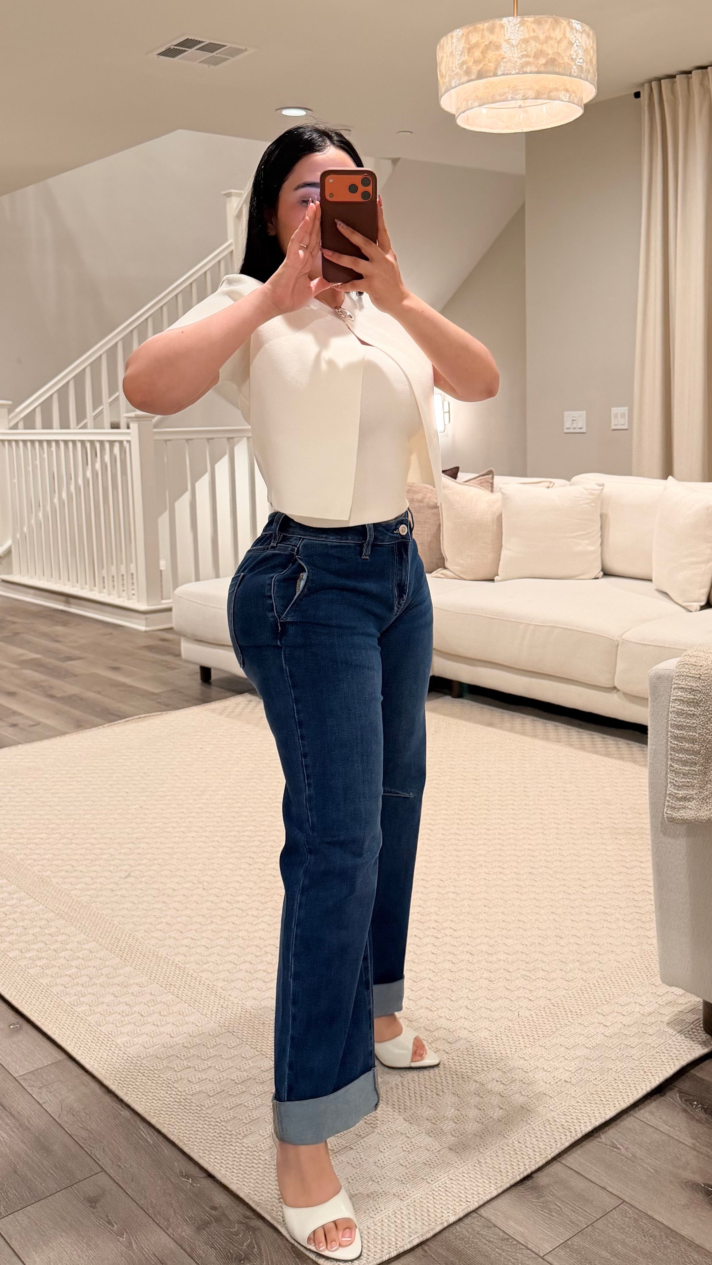 Barrel High Rise Jeans