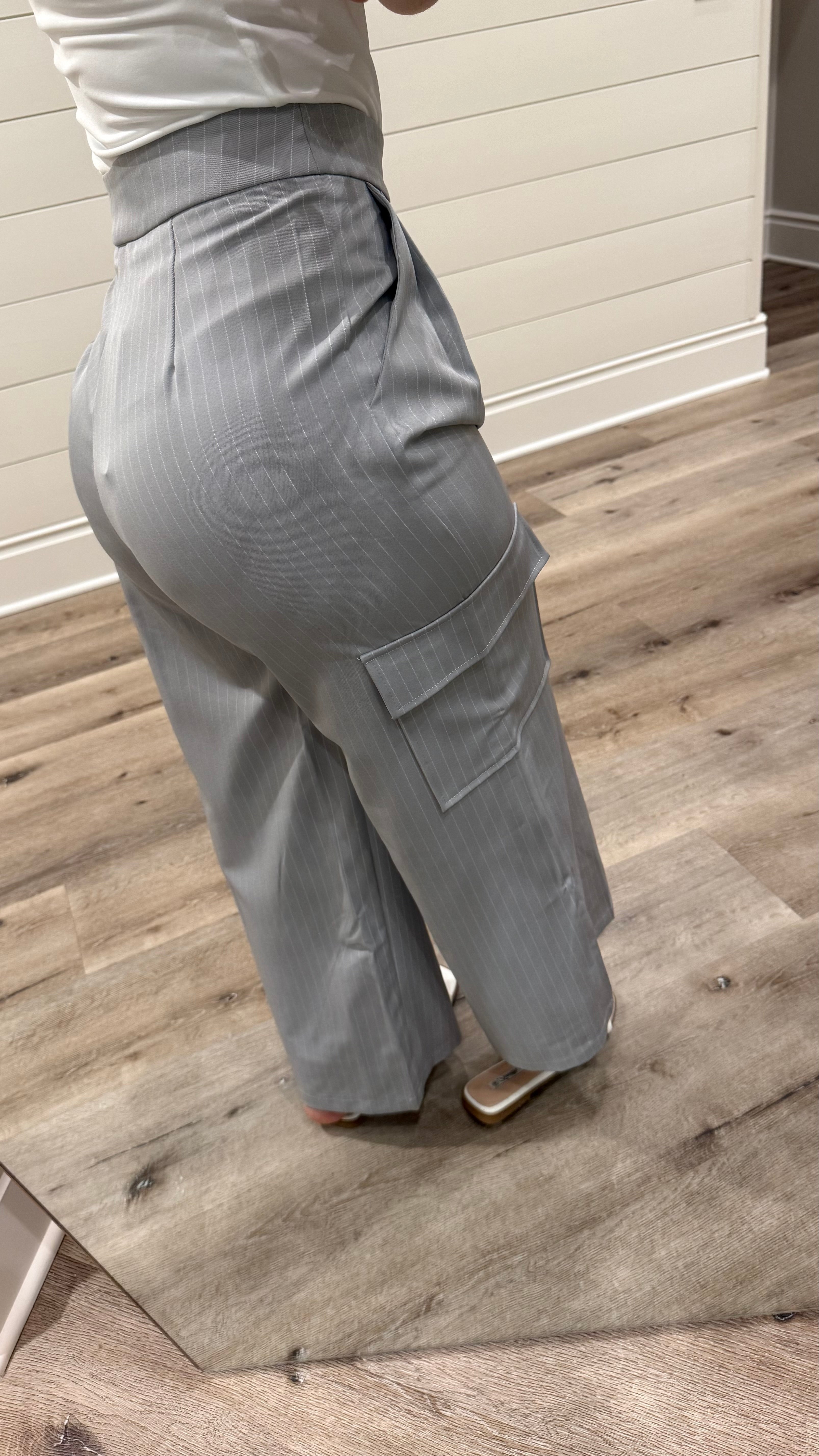 GREY SLACKS BOTTOMS
