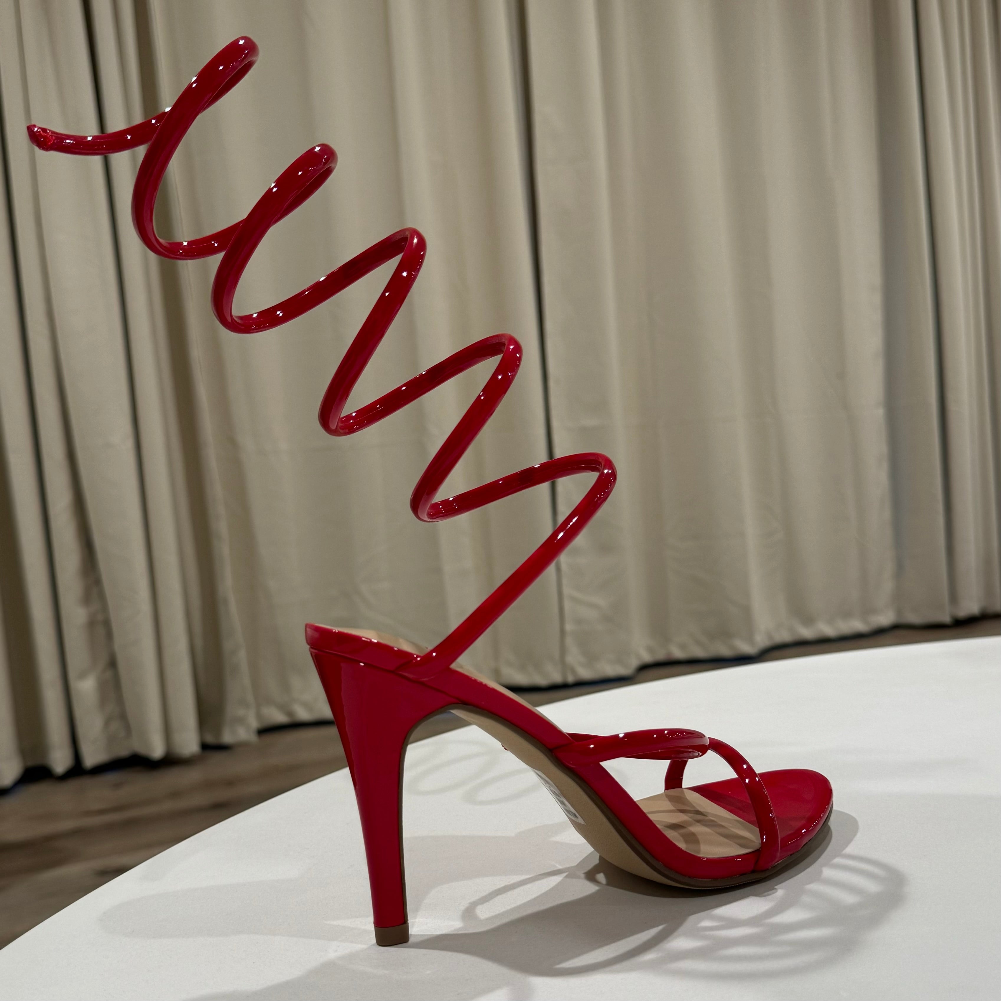 MADONNA CHERRY ANKLE HEELS