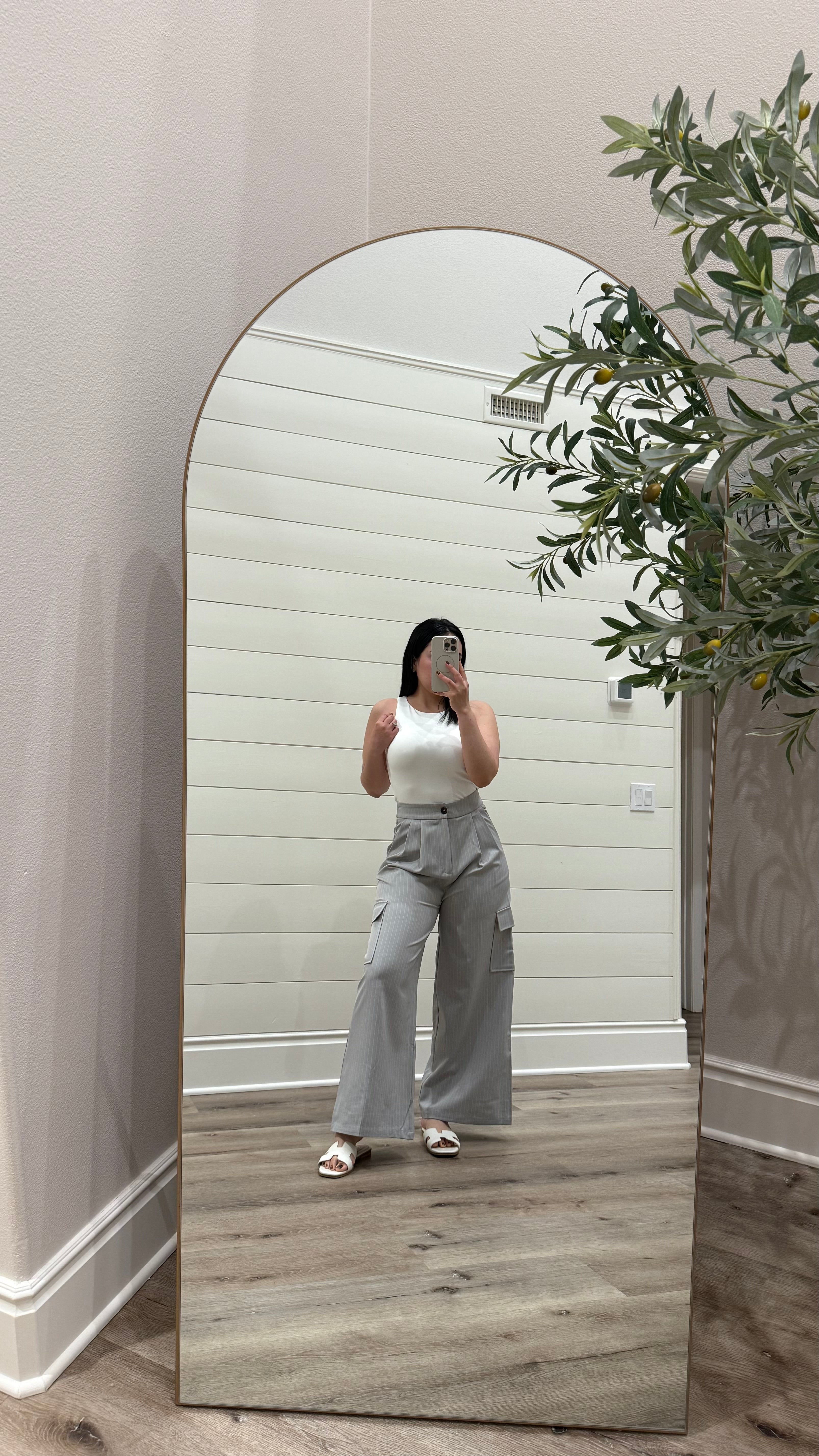 GREY SLACKS BOTTOMS