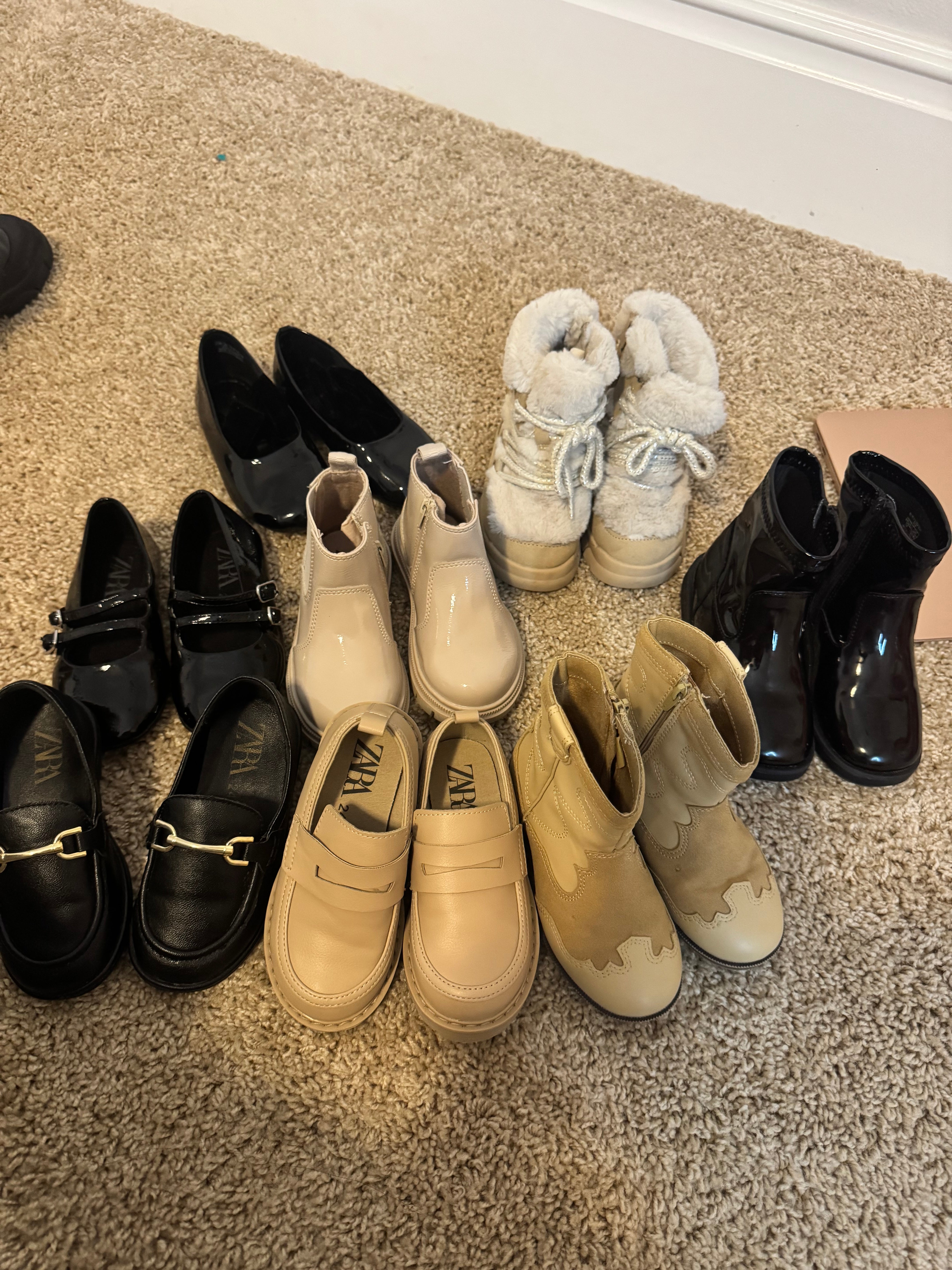 Size 24 shoes Zara bundle