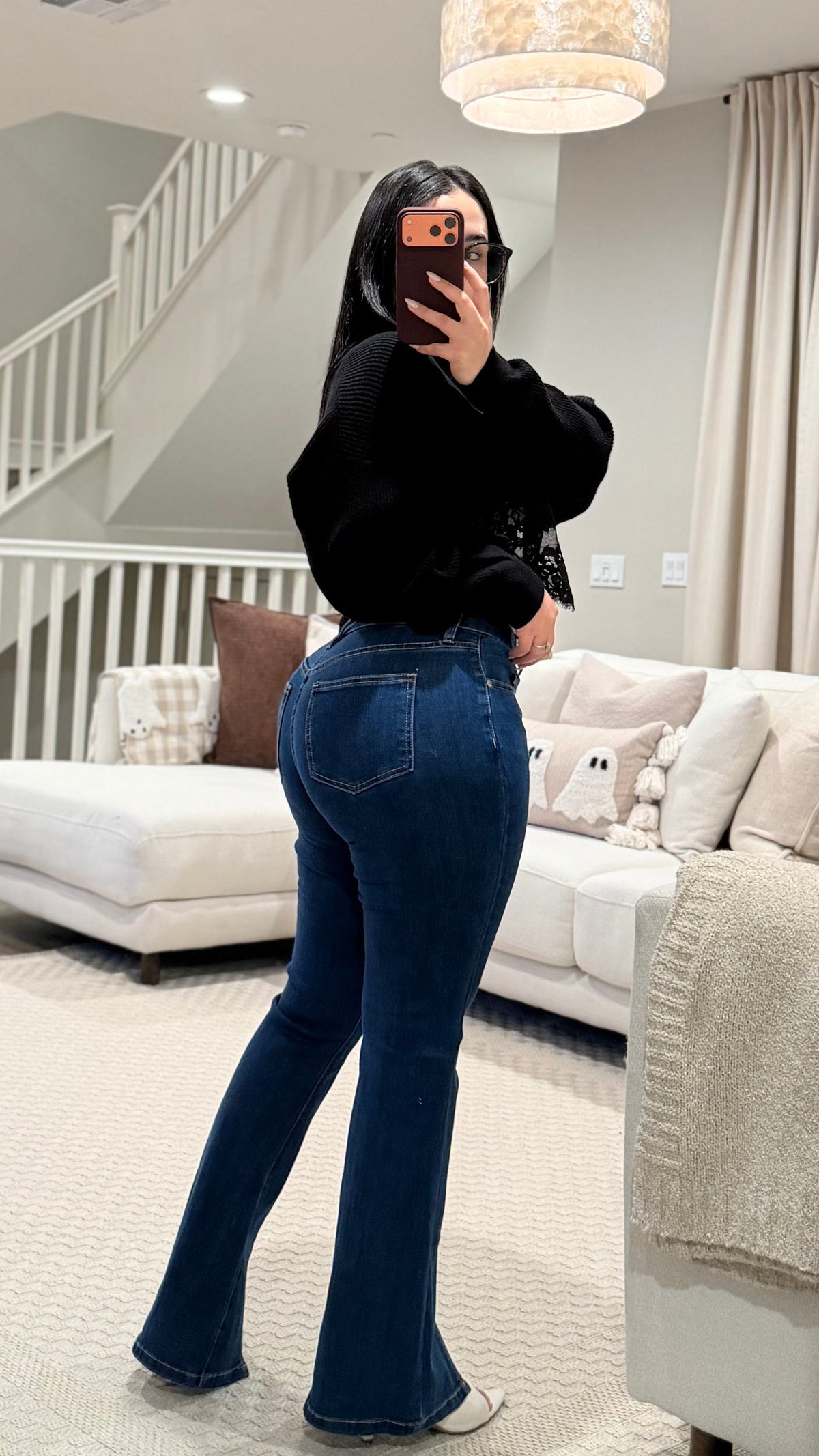 Mid Rise Bootcut Jeans