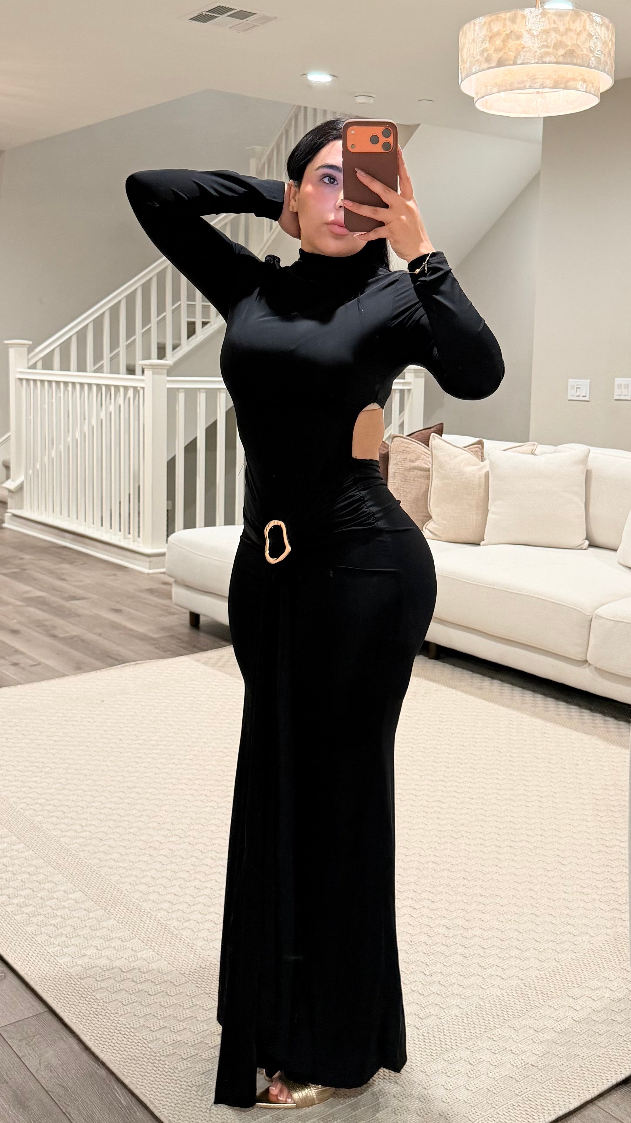 Ximena Black Dress