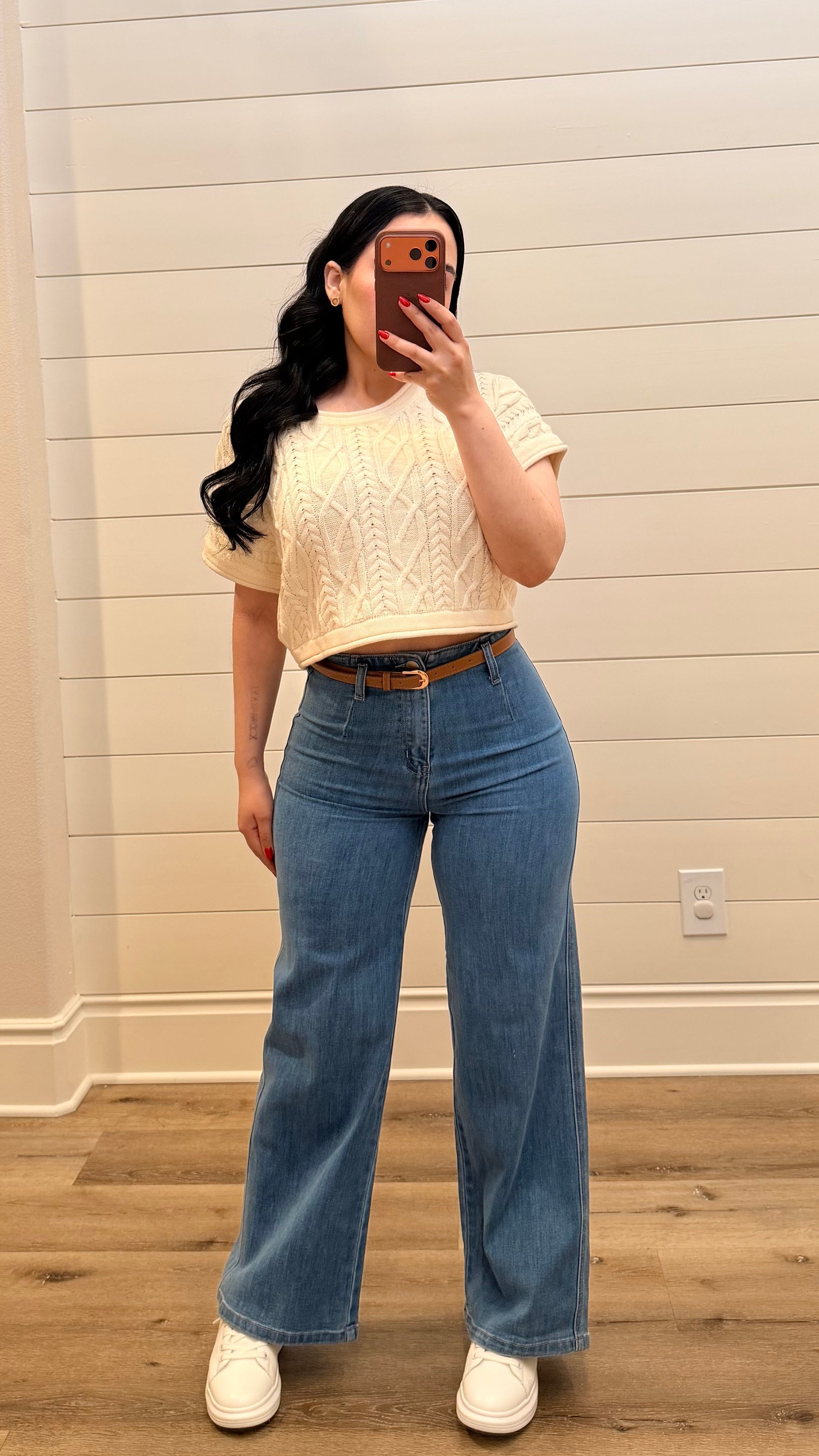 High Rise Wide Jeans