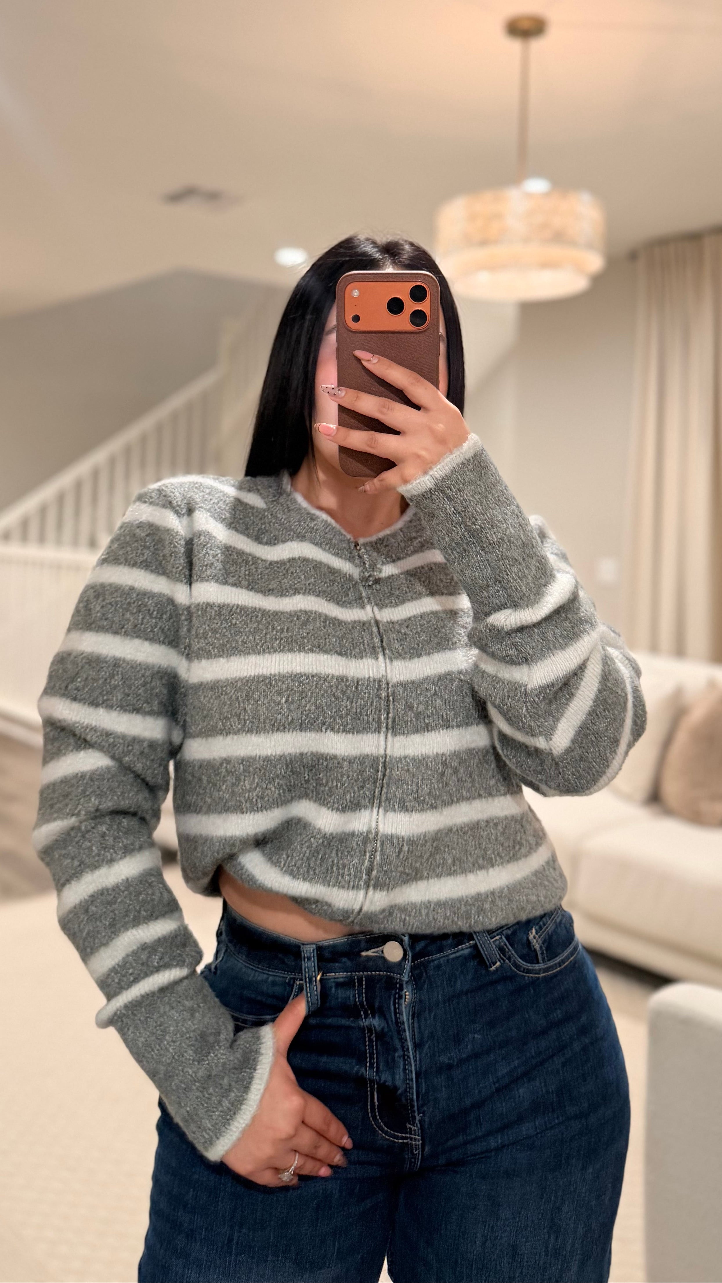 Grey Andrea Cardigan