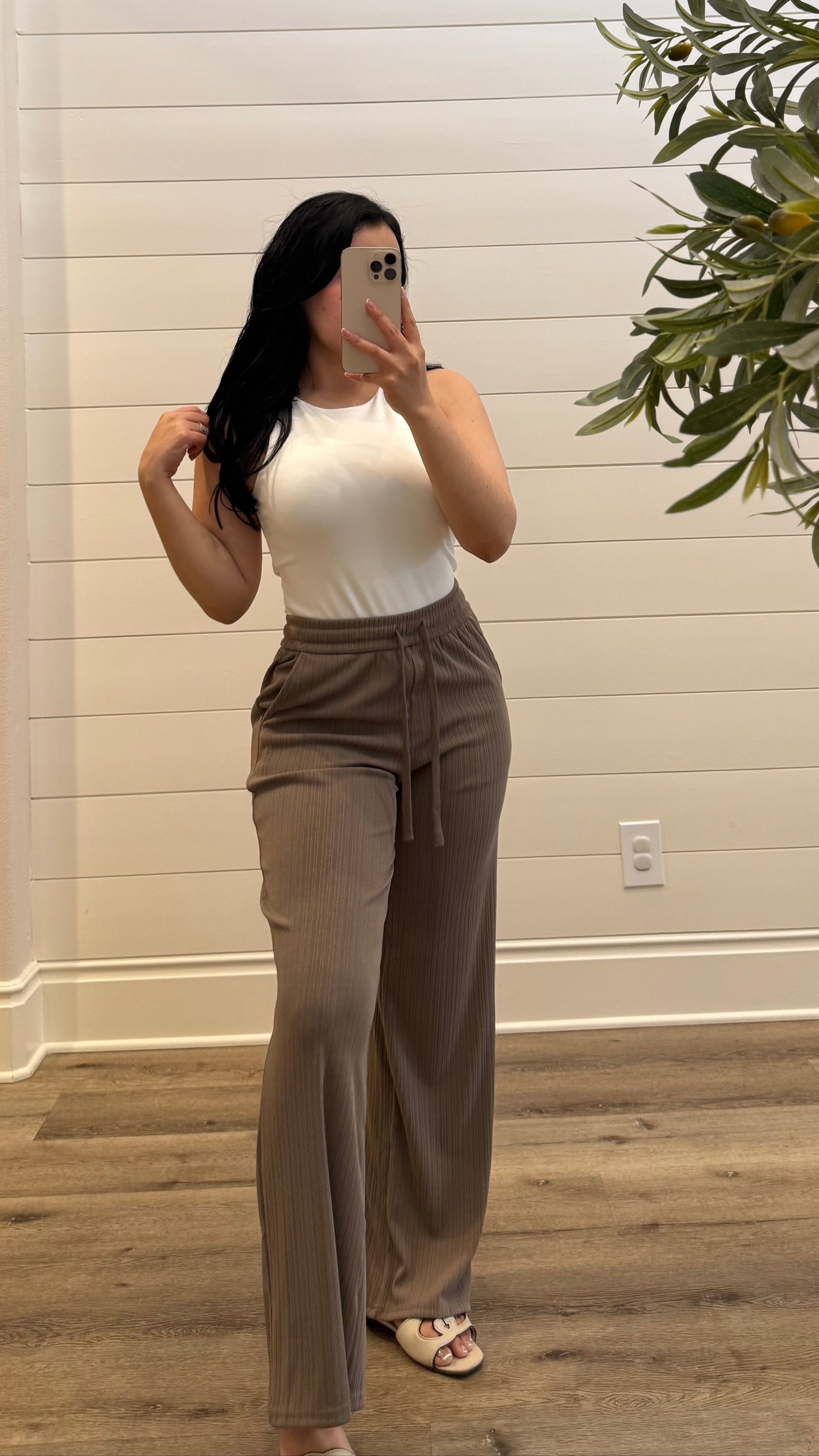 PALAZZO WIDE LEG PANTS