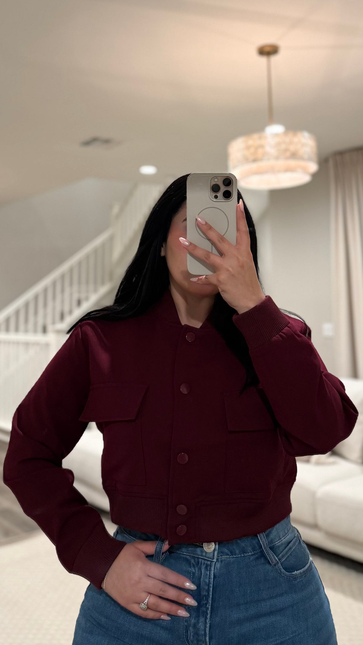 Burgundy Jacket
