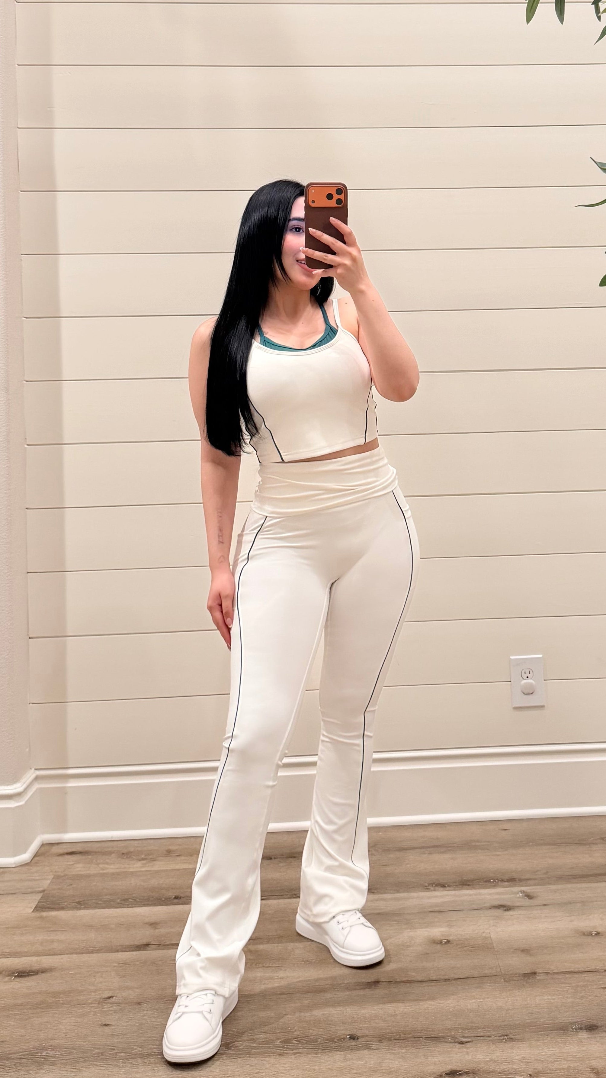 Ivory 2 Piece Workout Set