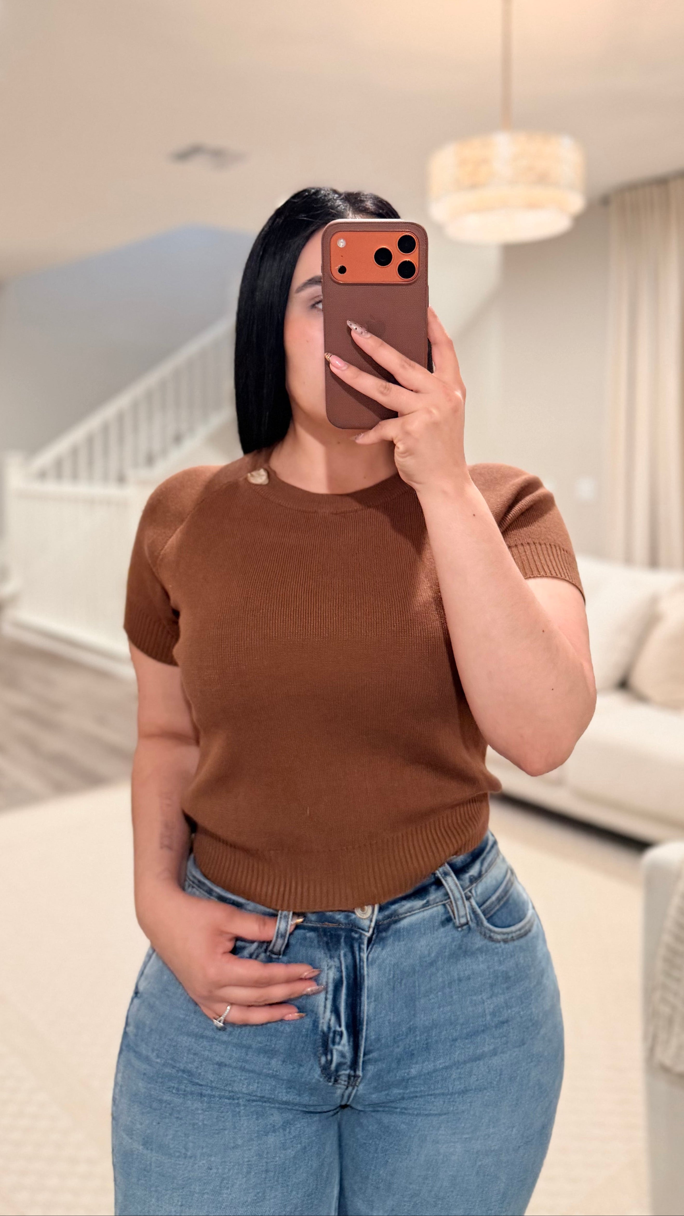 Camel Liliana Top