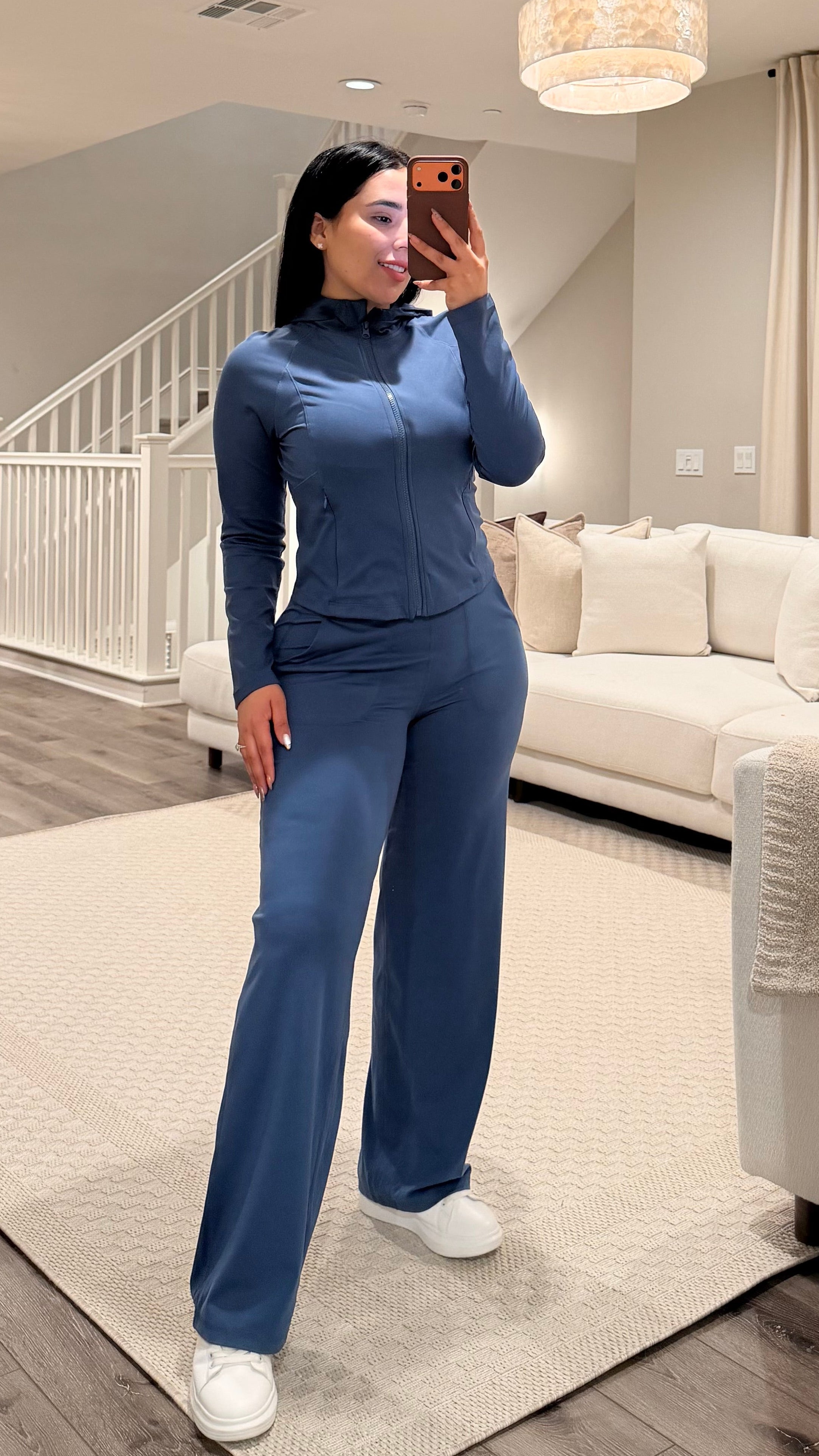 Blue Define Wide Leg Active Set