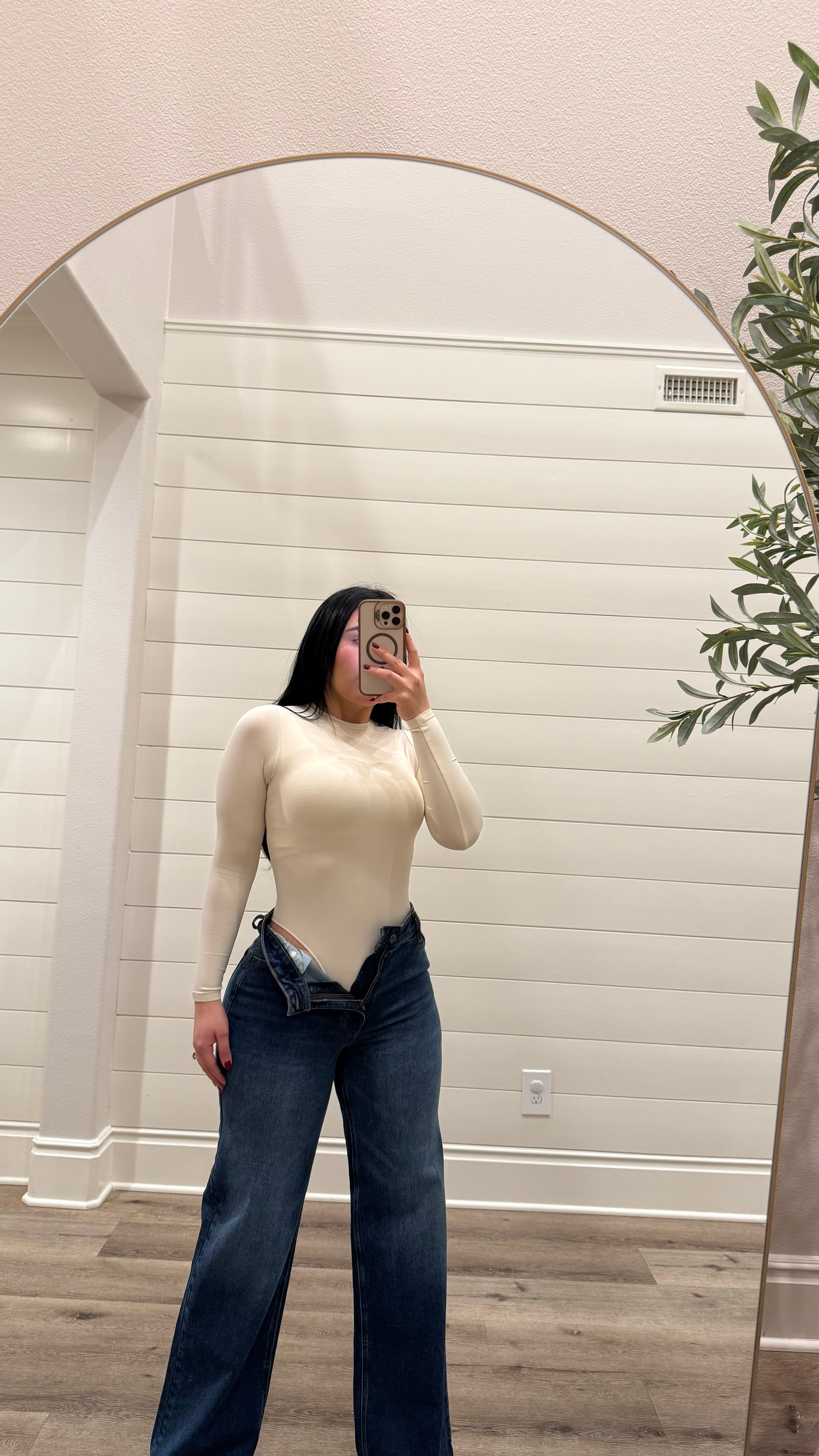 CREAM BODYSUIT