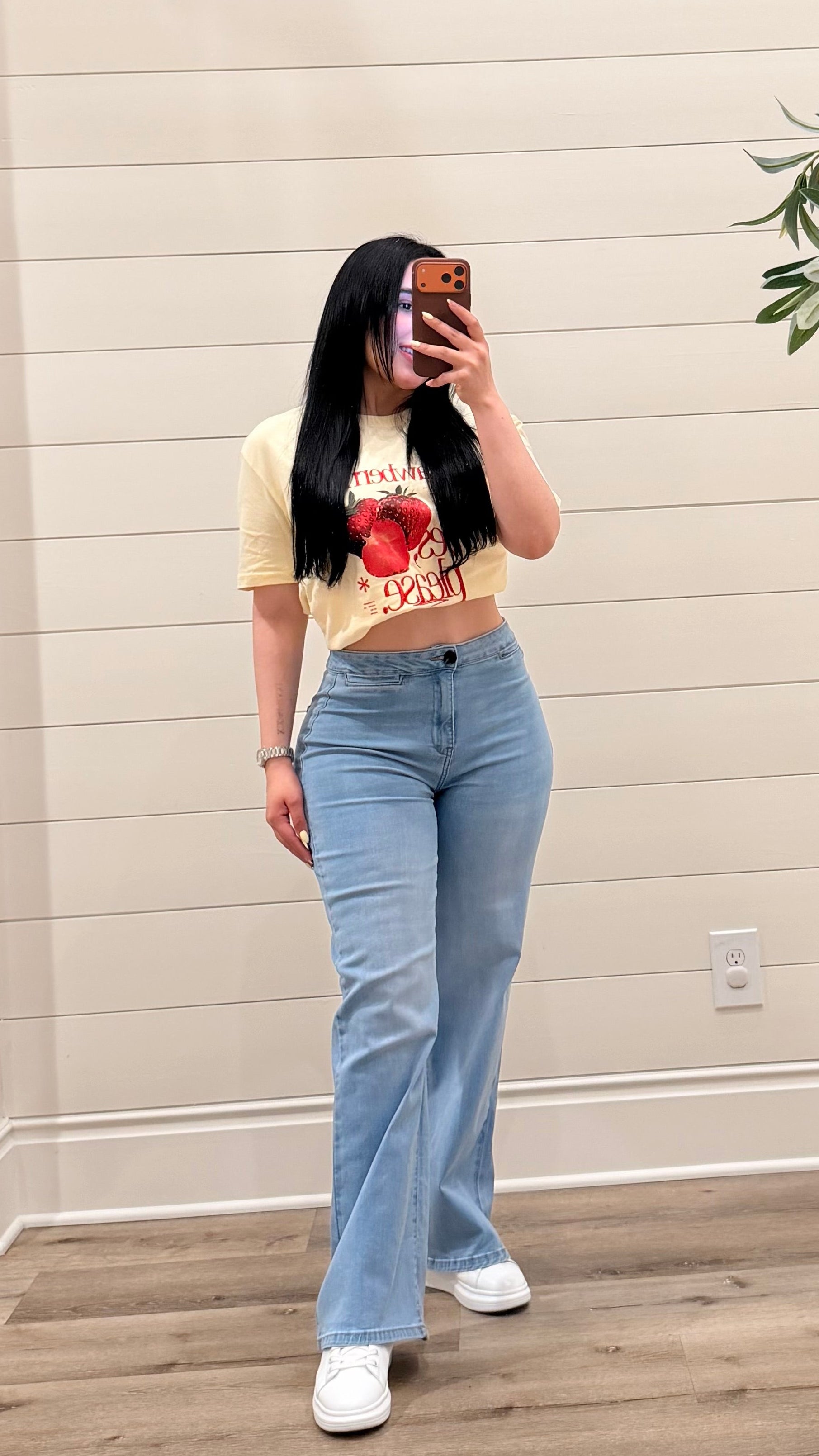 High Rise Resort Wide Leg Jeans