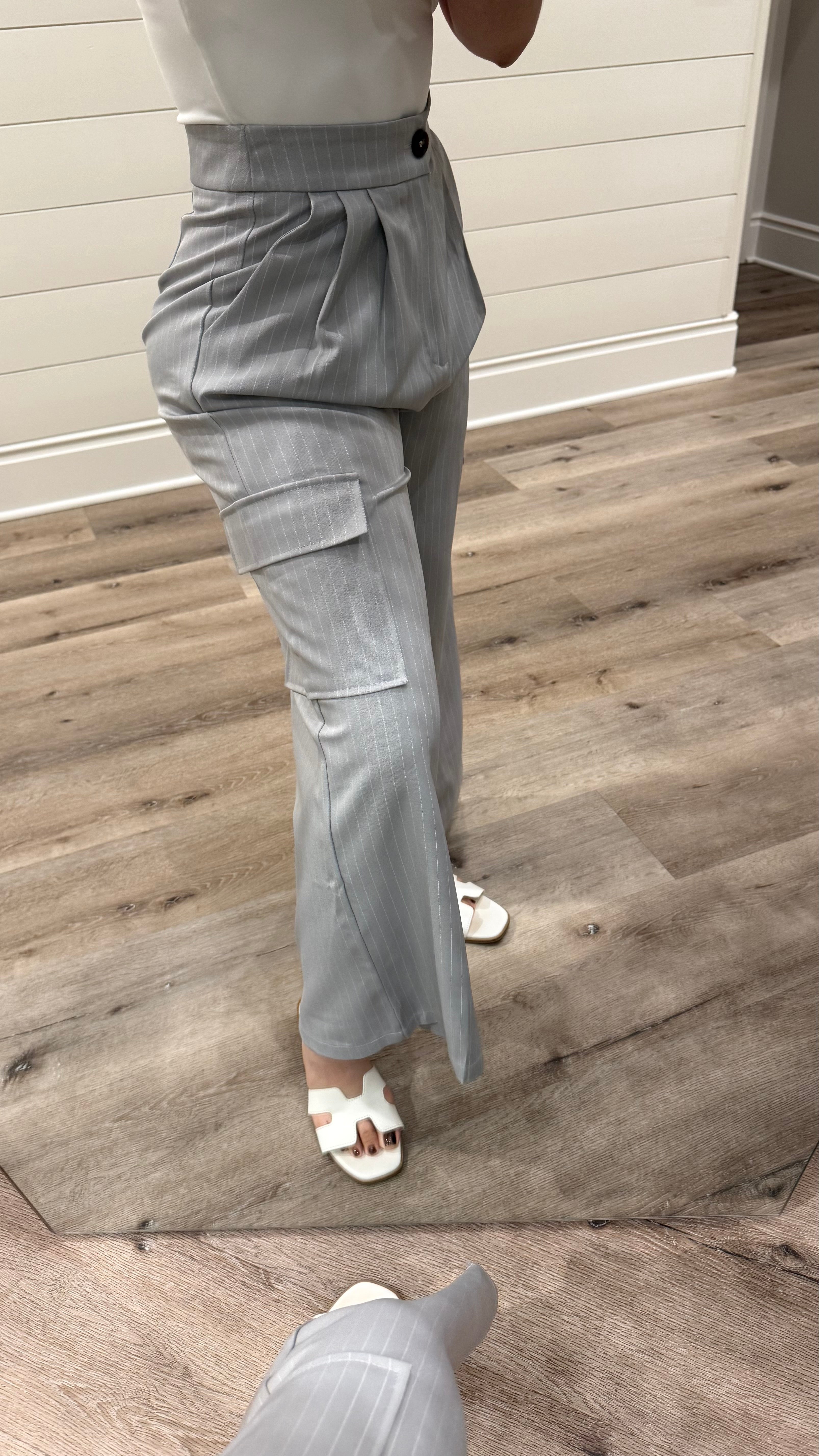 GREY SLACKS BOTTOMS