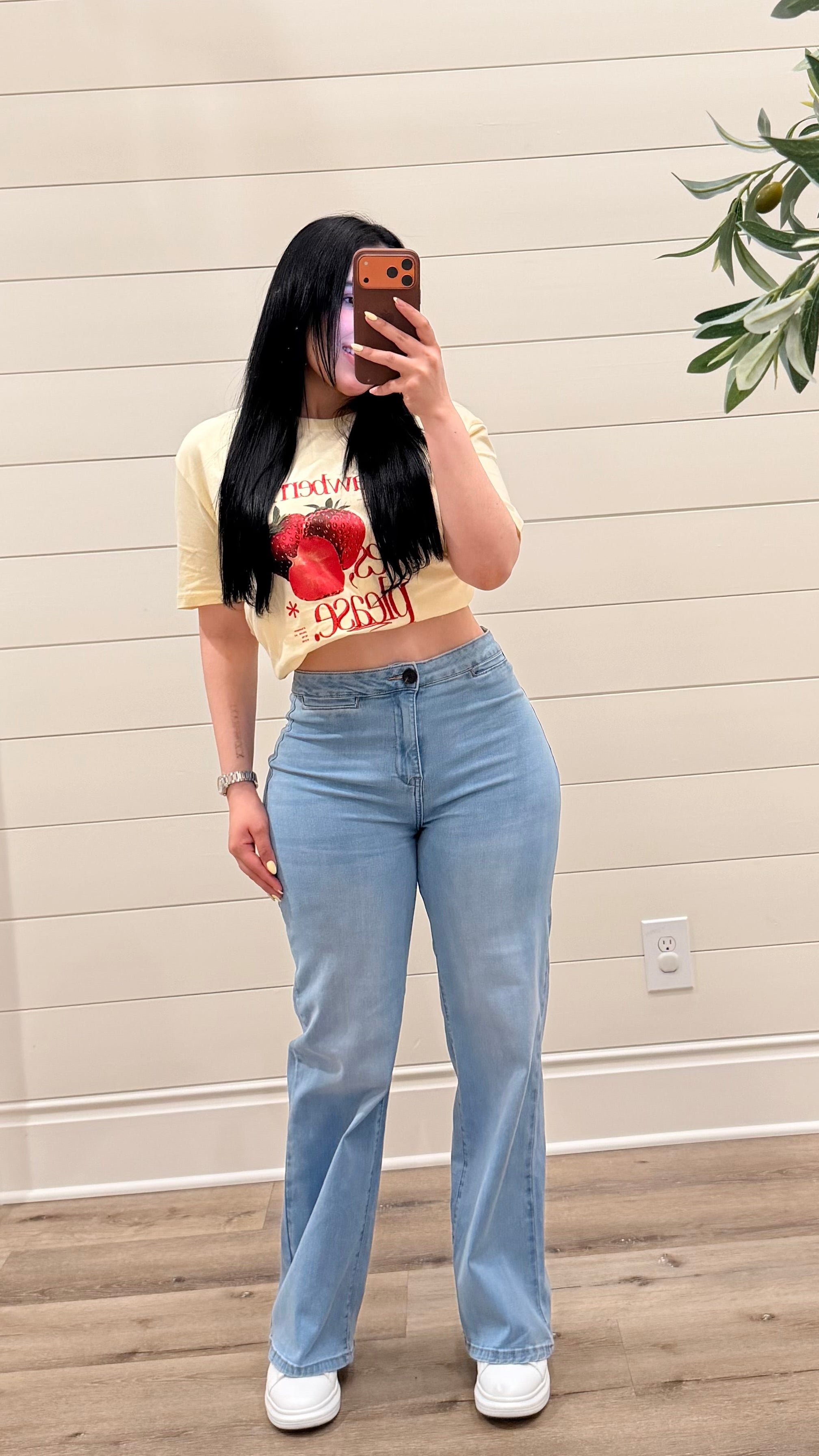 High Rise Resort Wide Leg Jeans