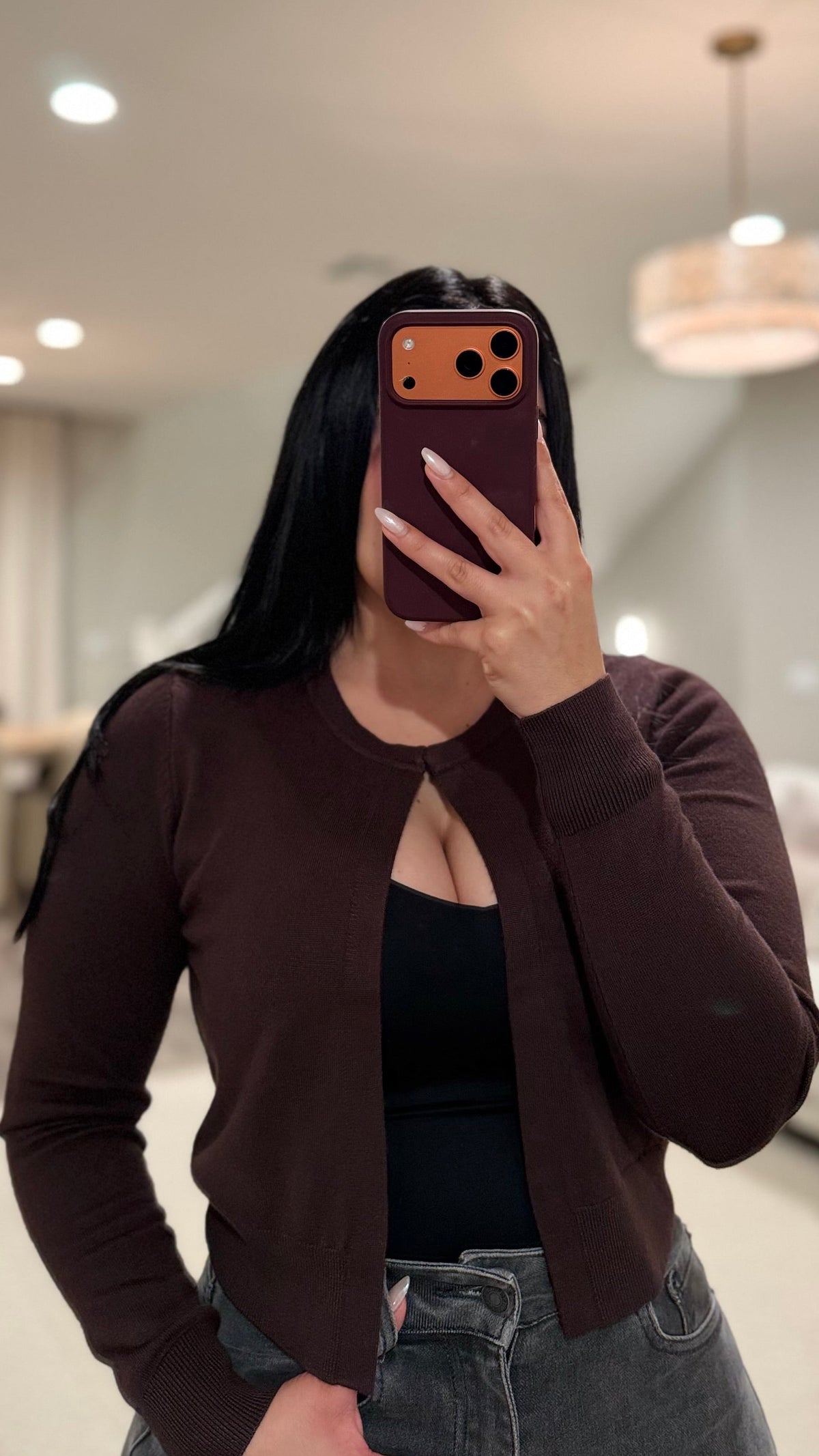 Brown Fabiola Cardigan