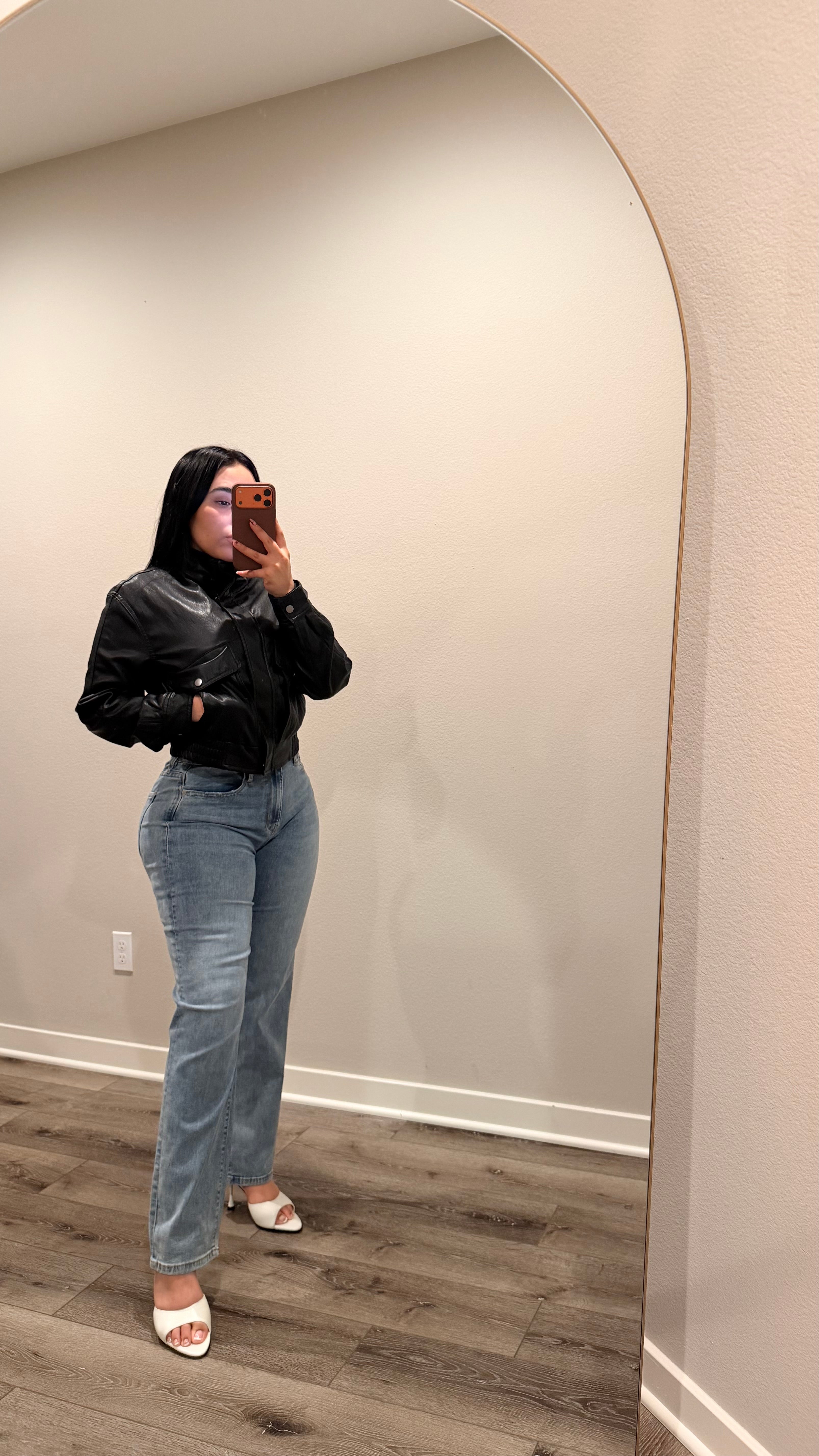 High Rise Straight Leg Jeans