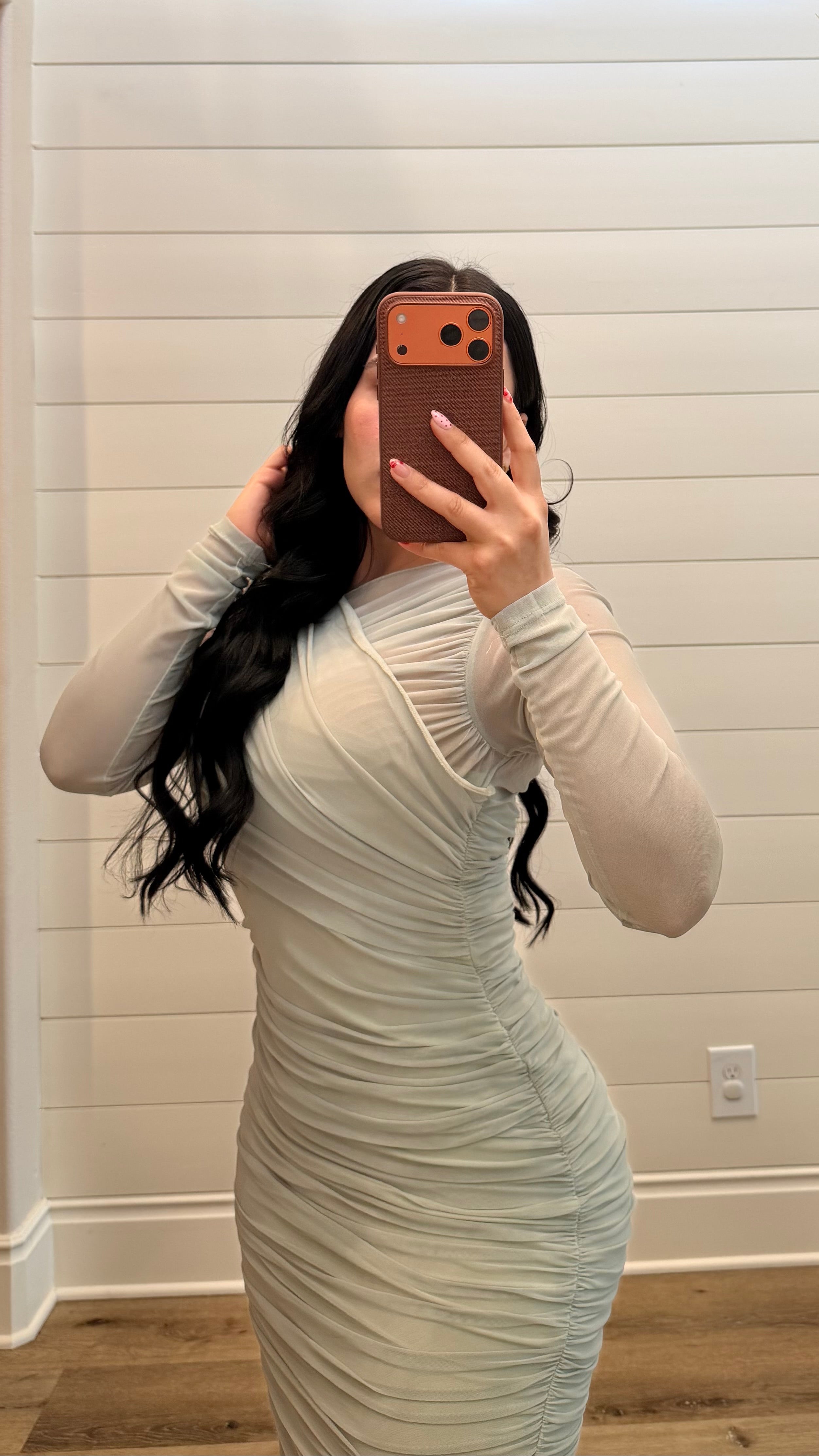 VALENTINA SAGE DRESS