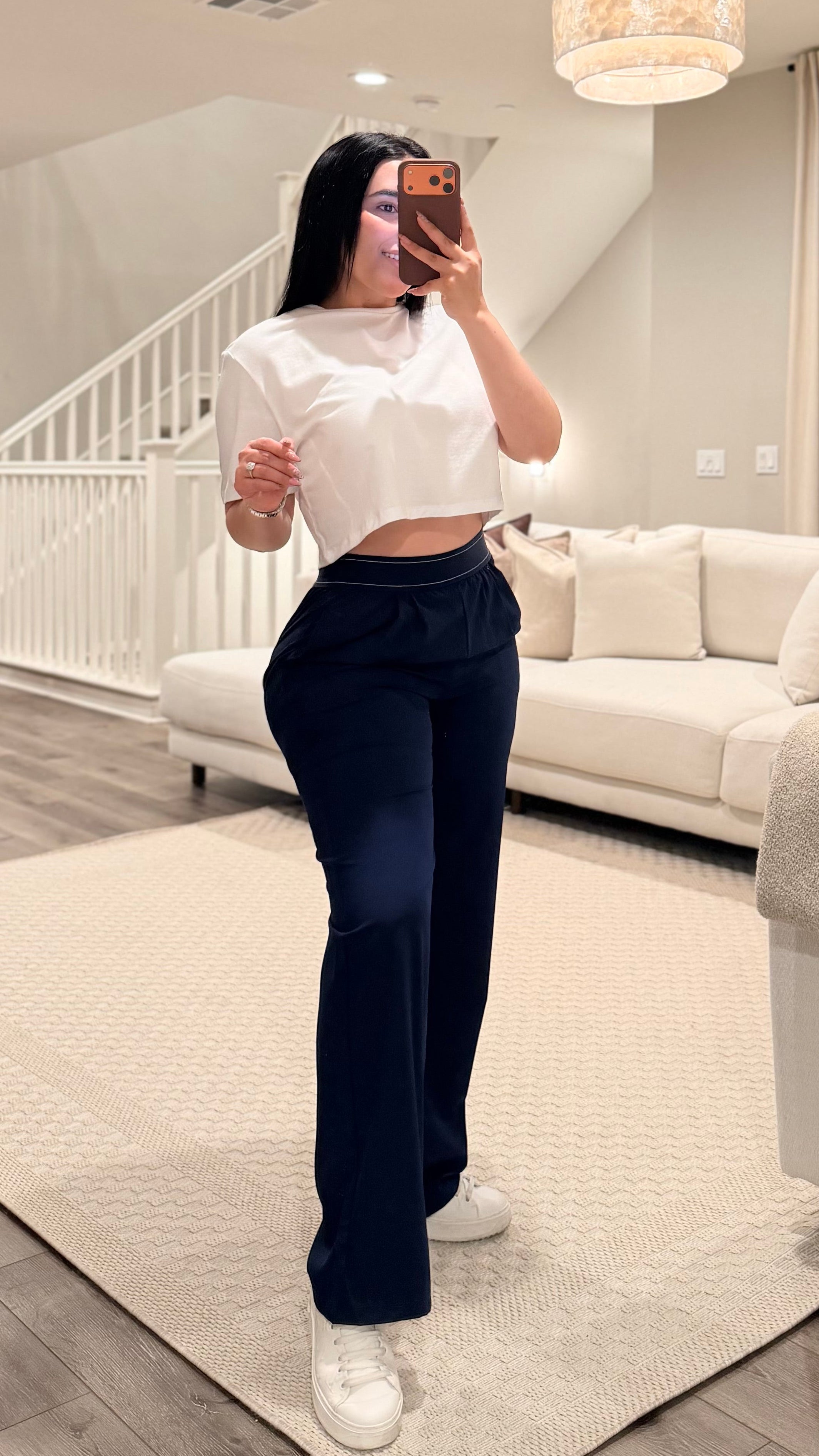 Alondra Navy Trousers