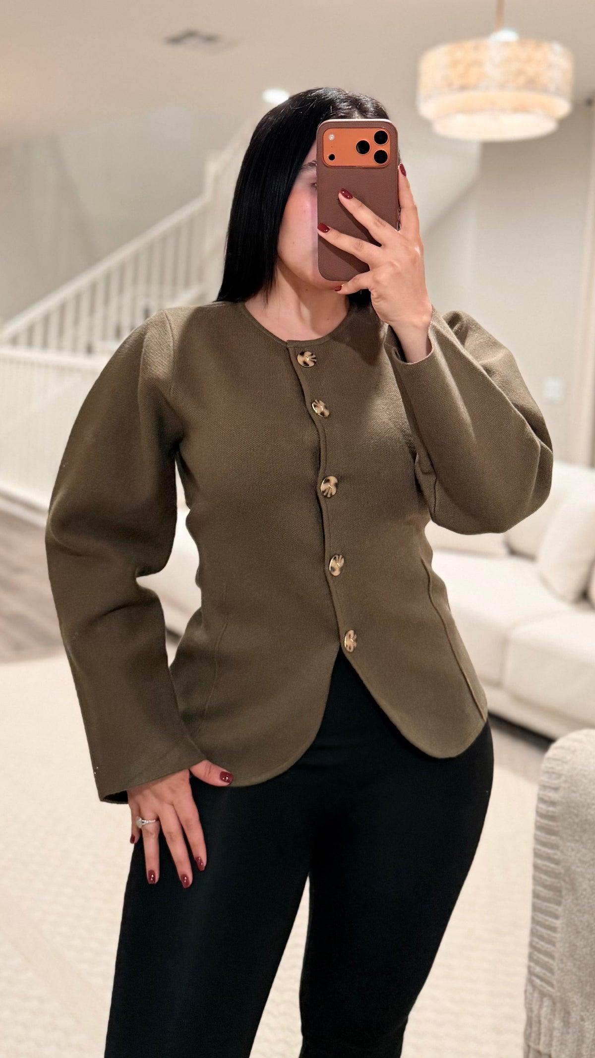 Olive Paulette Top