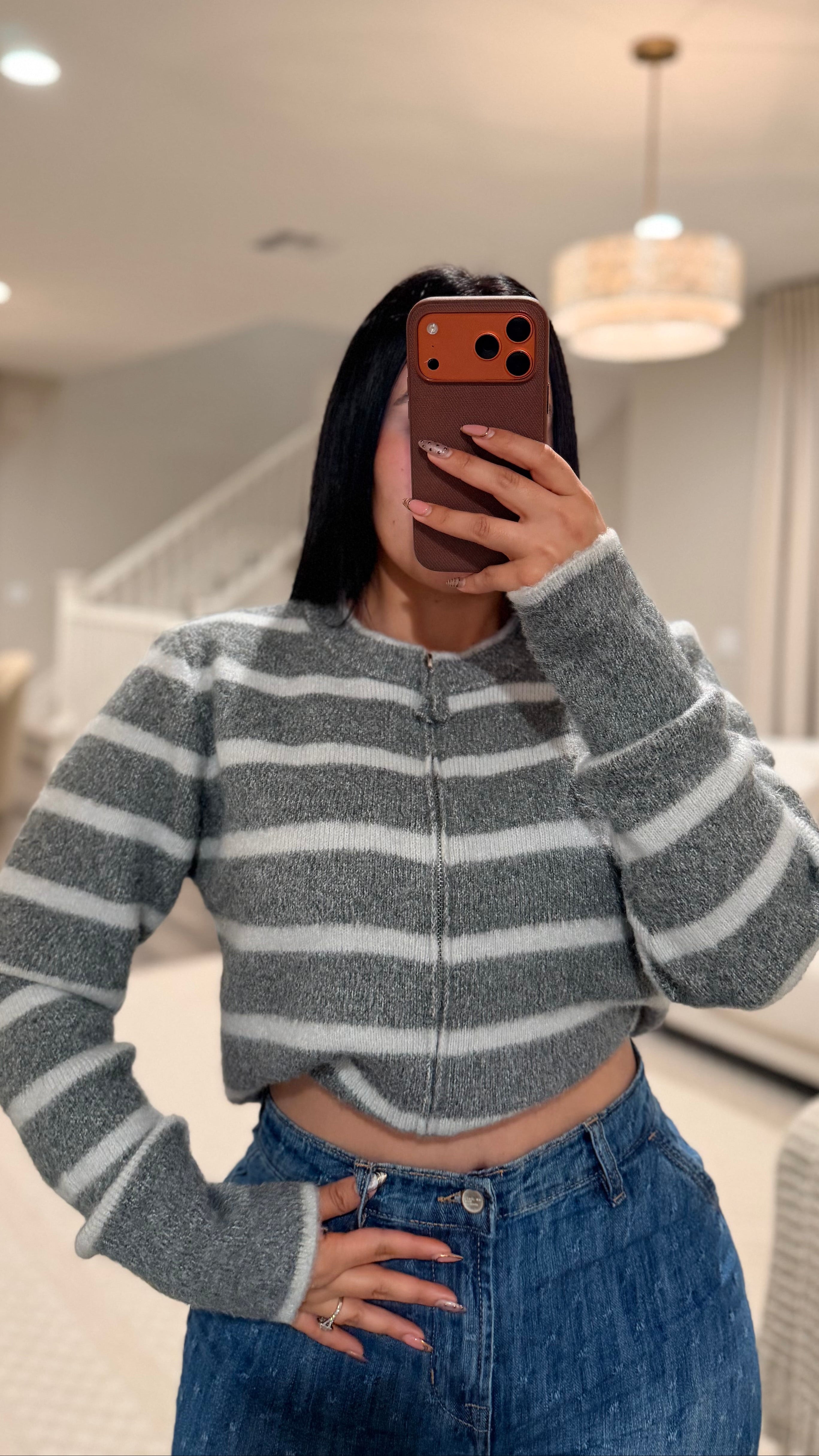 Grey Andrea Cardigan