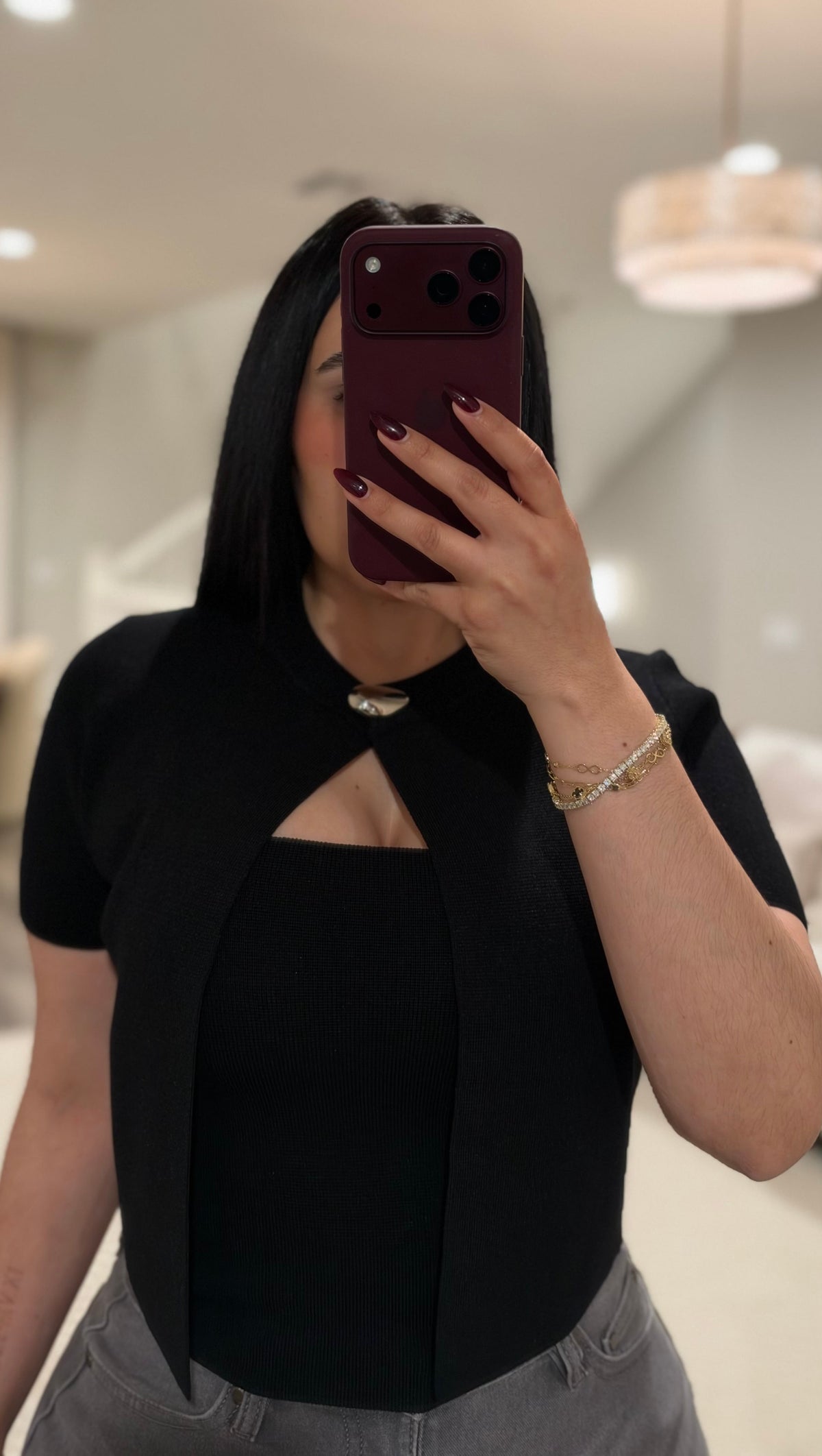 Jazmin Black Top